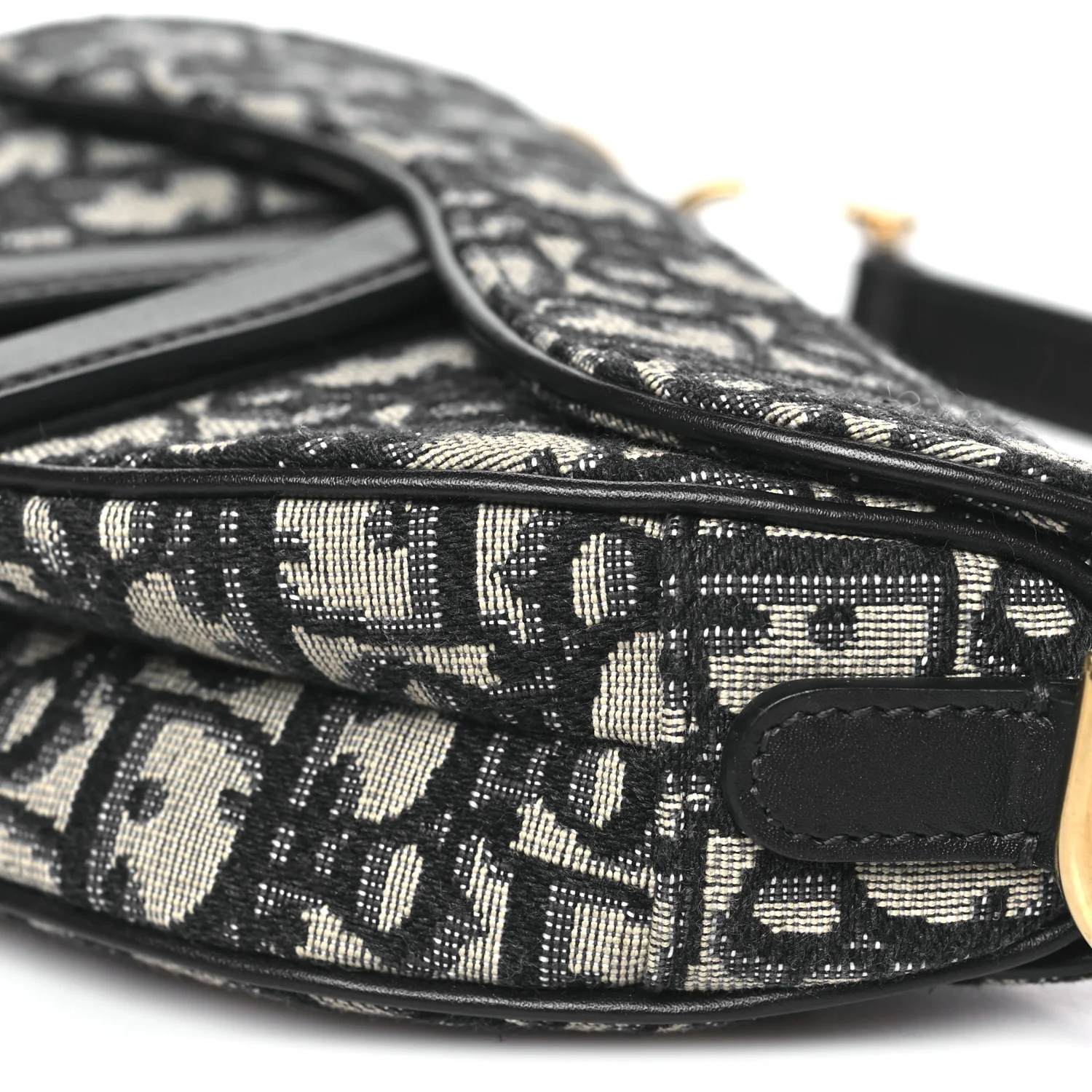 Oblique Mini Saddle Bag Blue - Image 10