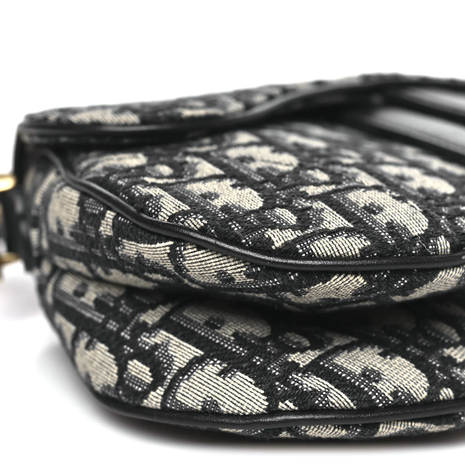 Oblique Mini Saddle Bag Blue - Image 9