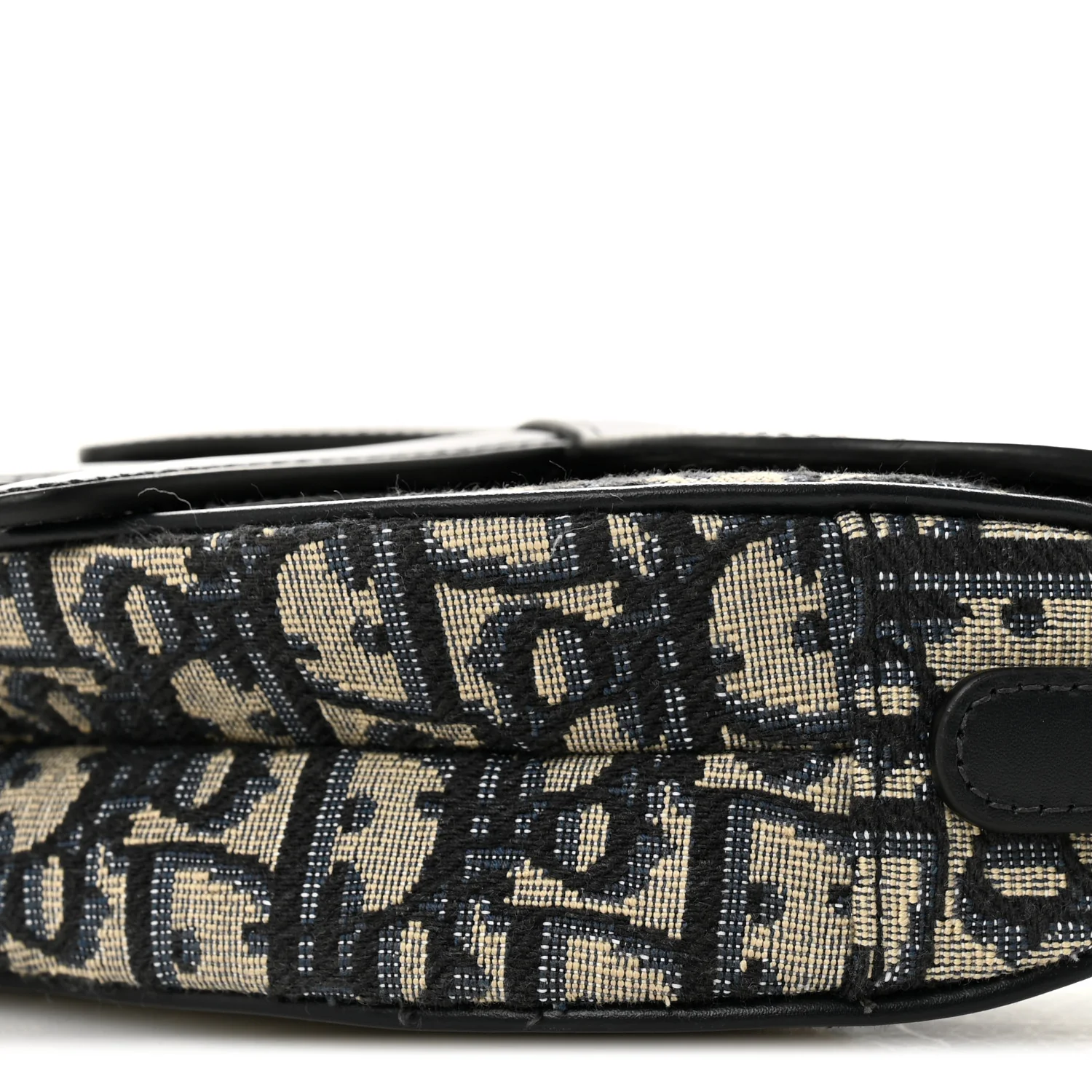 Oblique Mini Saddle Bag With Strap Blue - Image 10