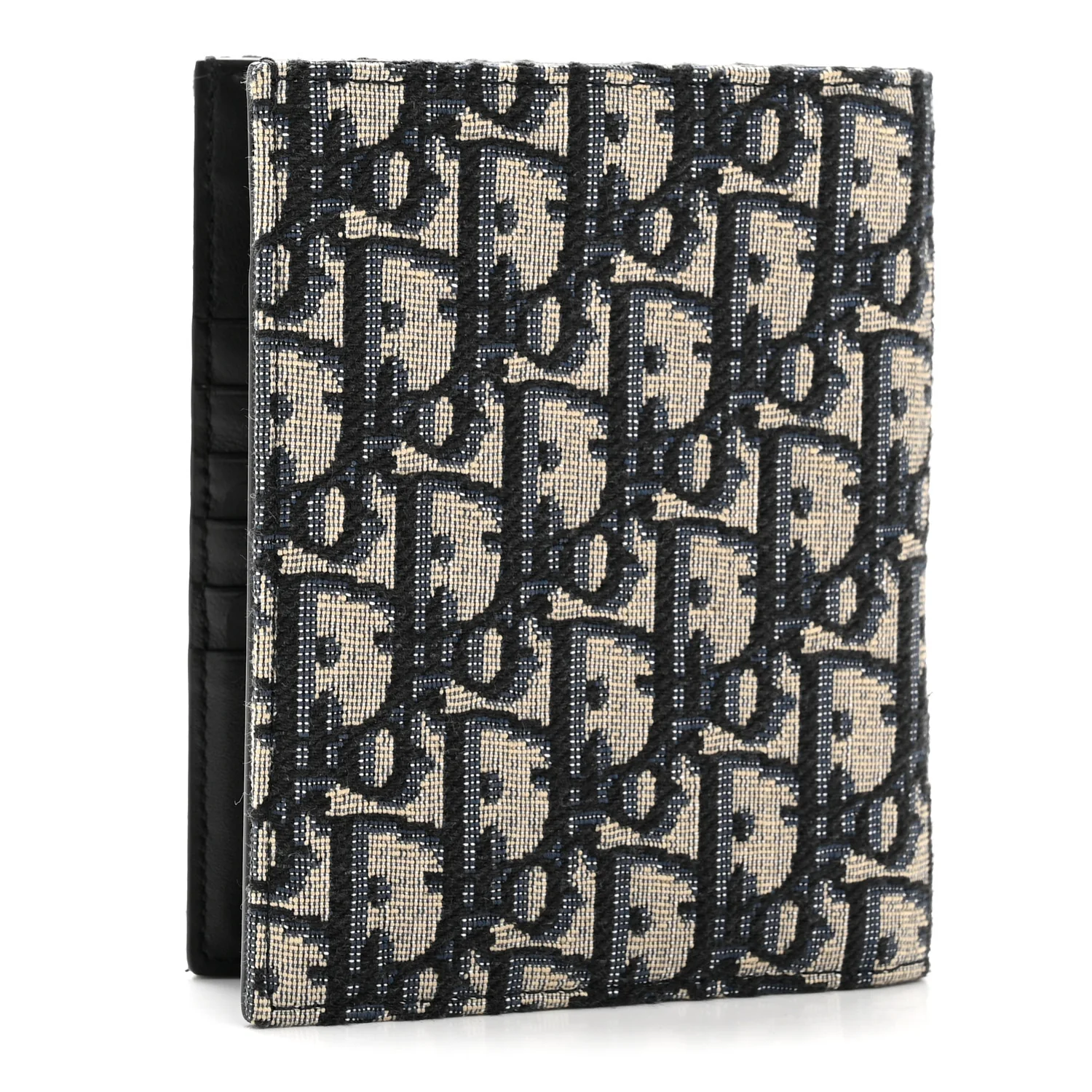 Oblique Passport Holder Blue - Image 3