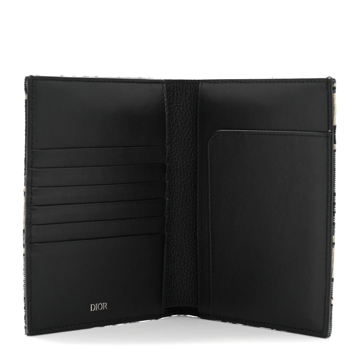 Oblique Passport Holder Blue - Image 5