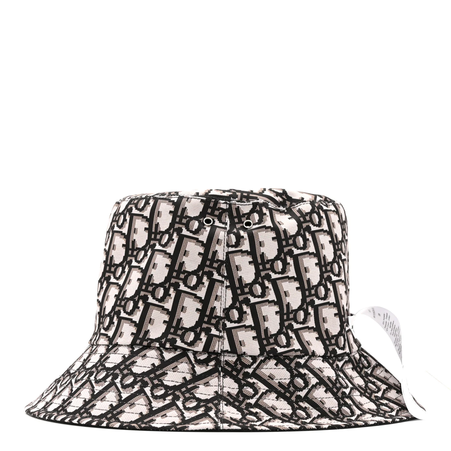 Oblique Reversible Teddy-D Brim Bucket Hat 59 Black - Image 8