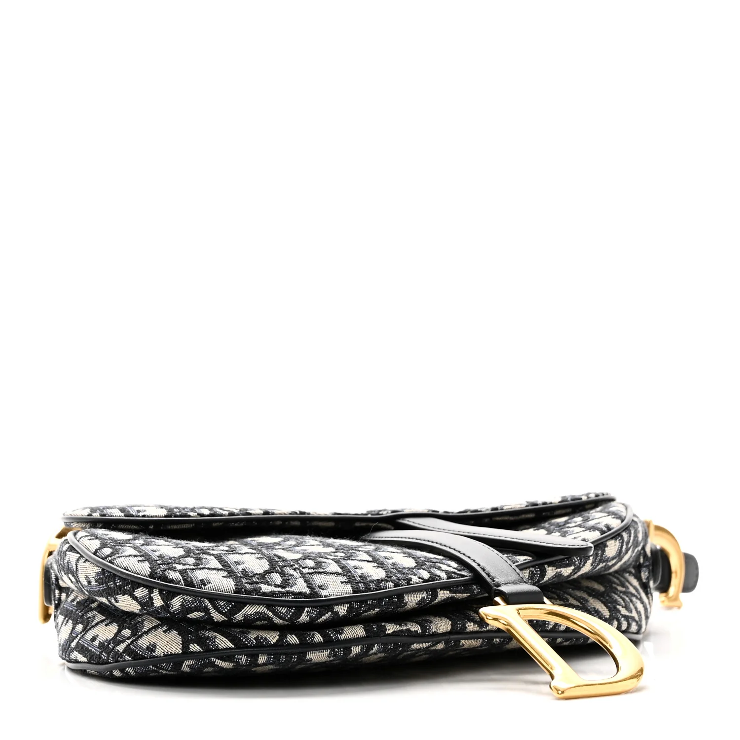 Oblique Saddle Bag Blue - Image 4