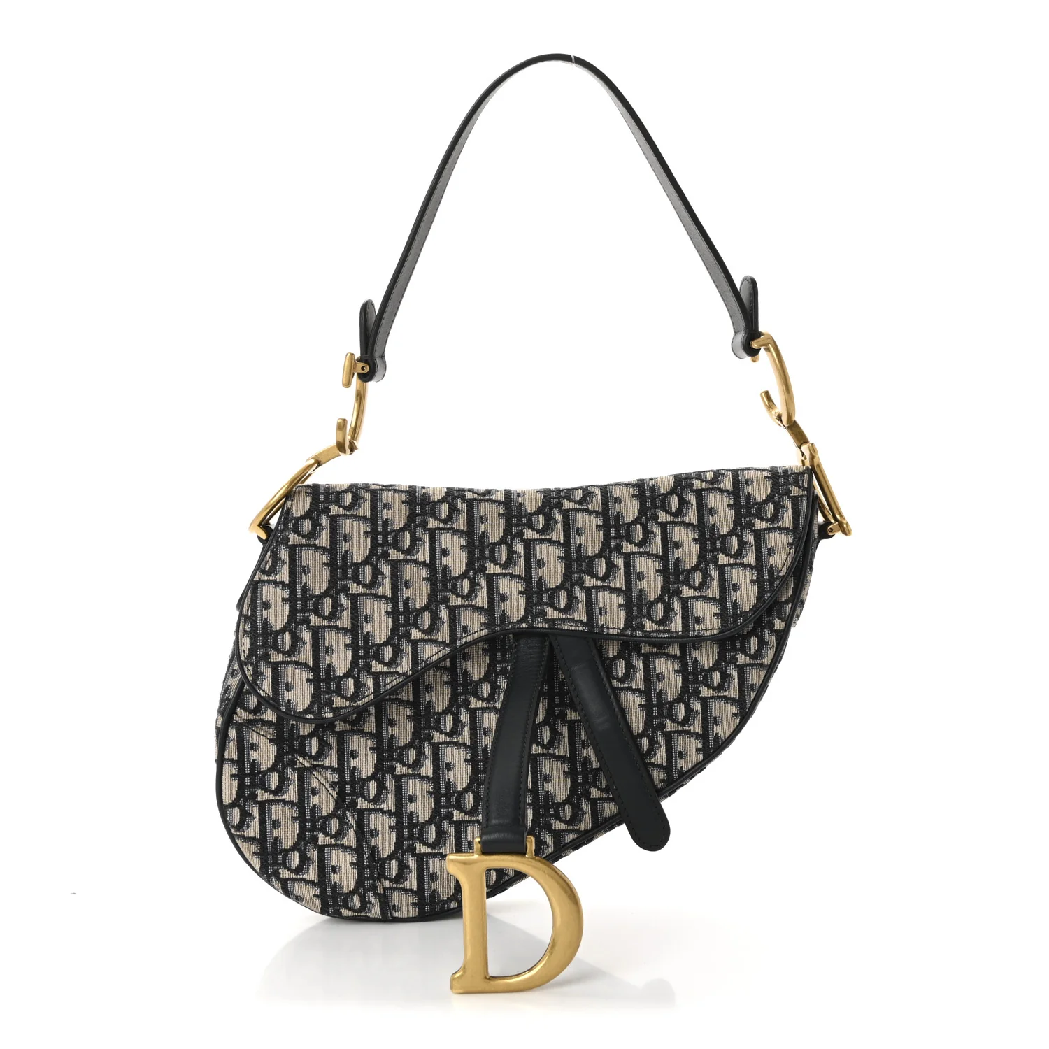Oblique Saddle Bag Blue