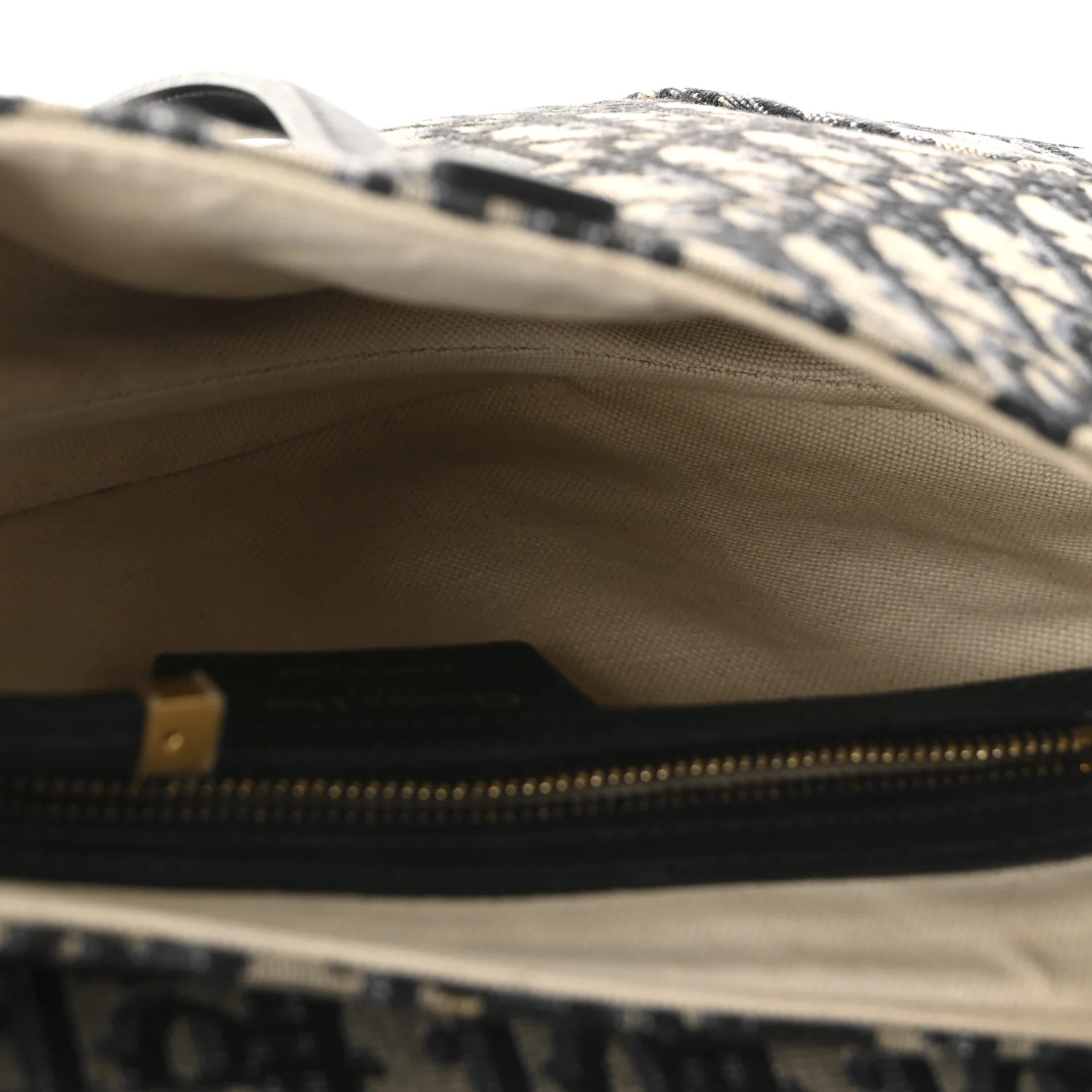 Oblique Saddle Bag Blue - Image 4