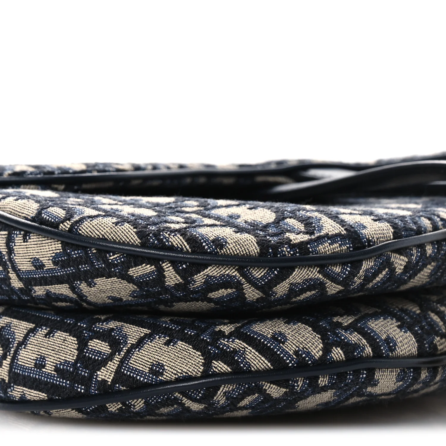 Oblique Saddle Bag Blue - Image 9