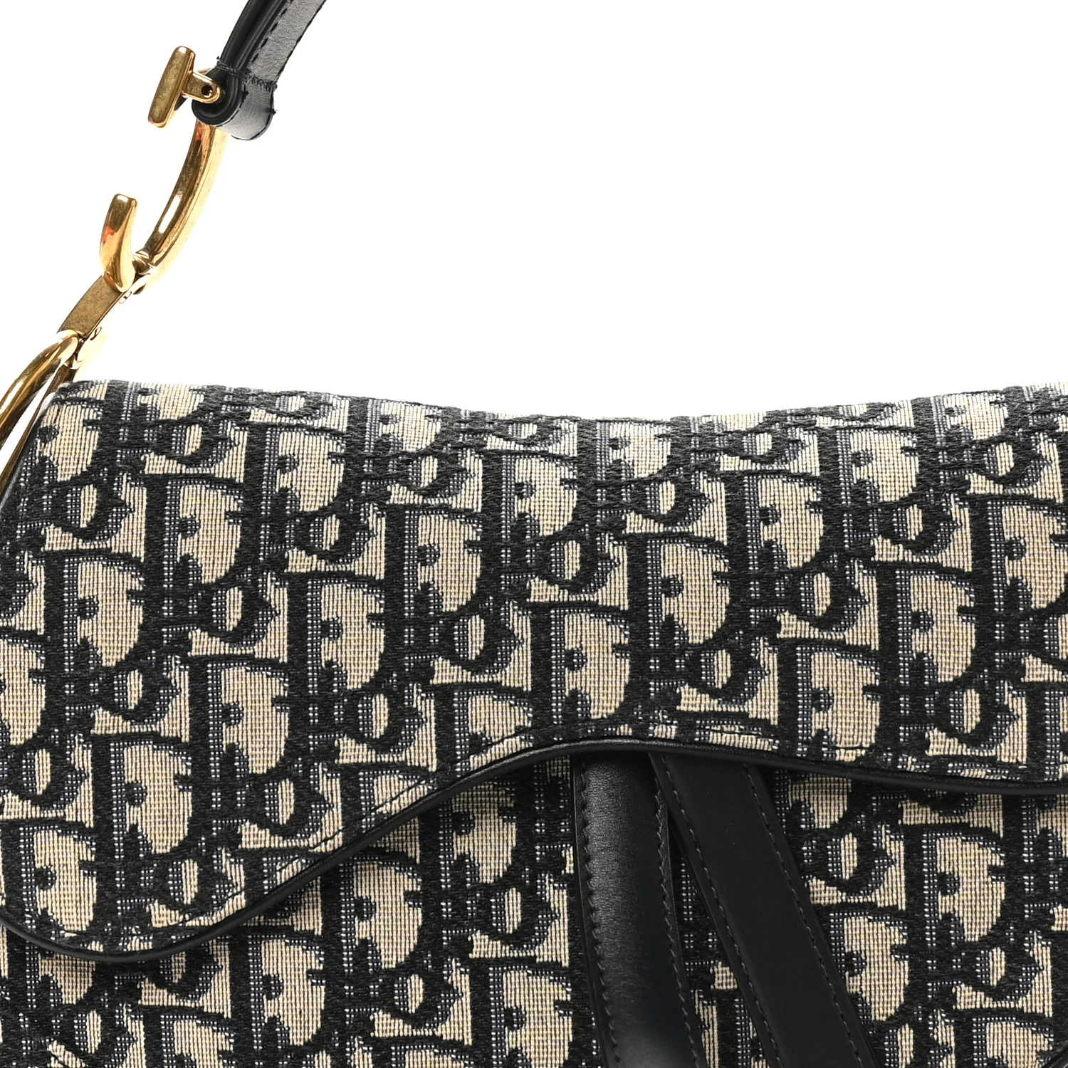 Oblique Saddle Bag Blue - Image 8