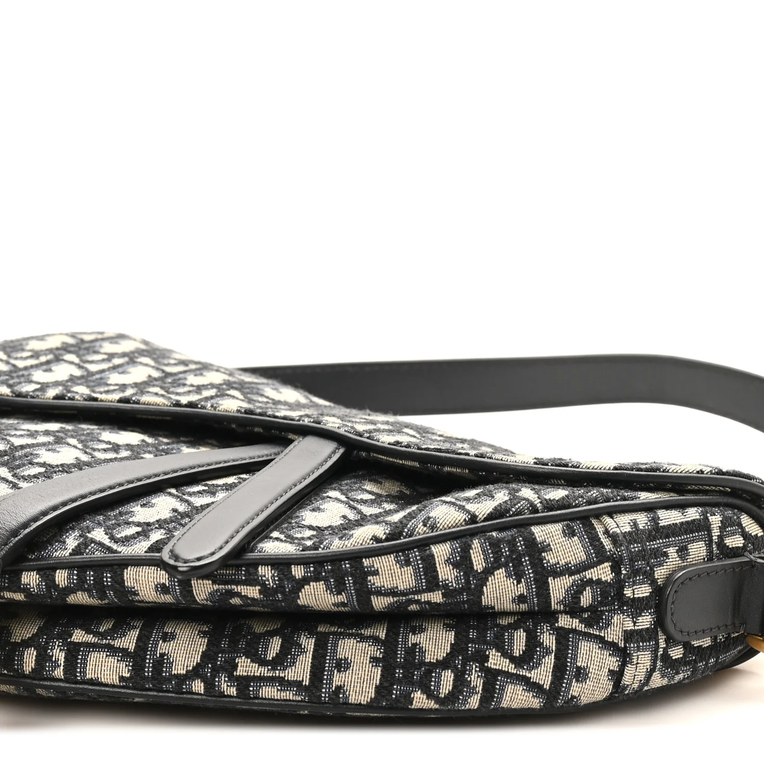 Oblique Saddle Bag Blue - Image 10