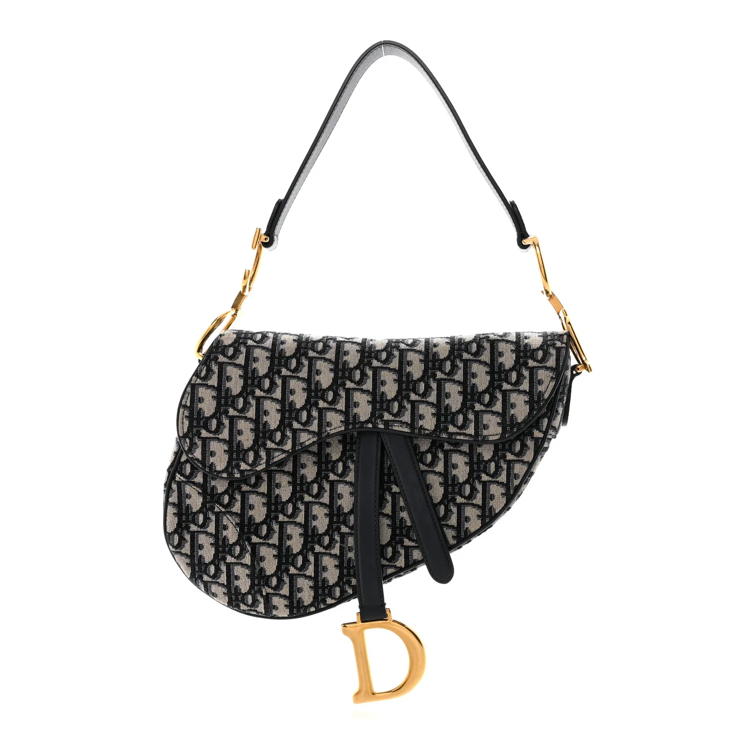 Oblique Saddle Bag Blue