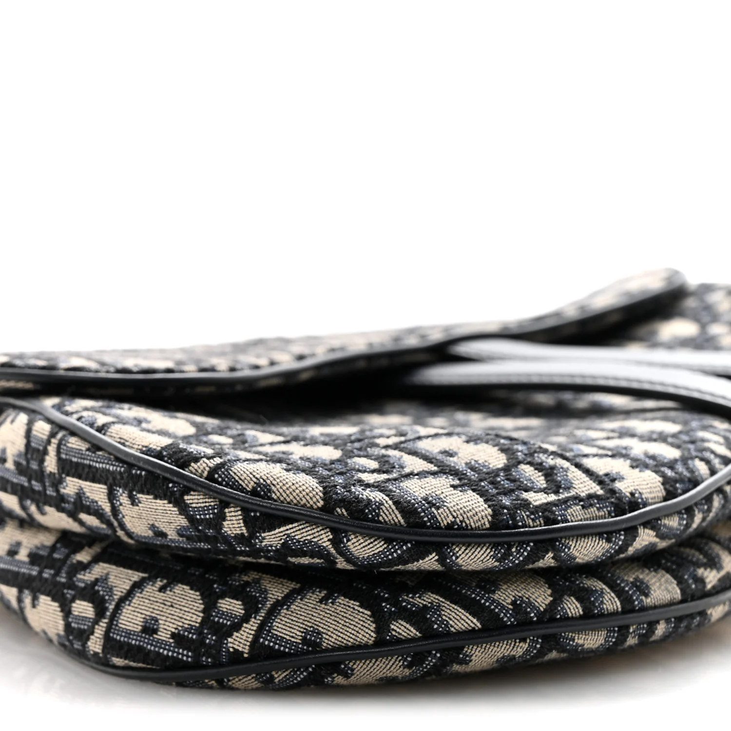 Oblique Saddle Bag Blue - Image 9