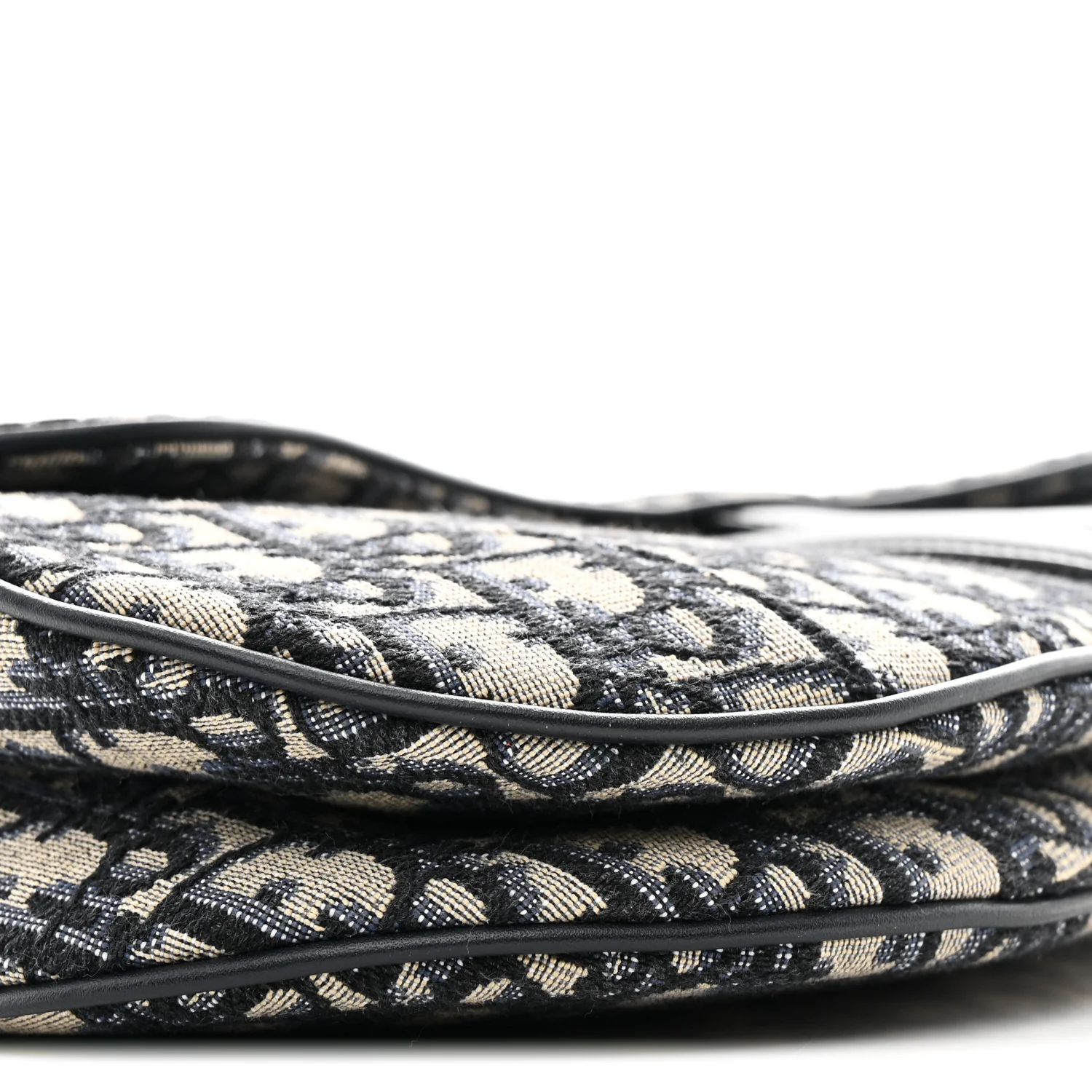 Oblique Saddle Bag Blue - Image 9
