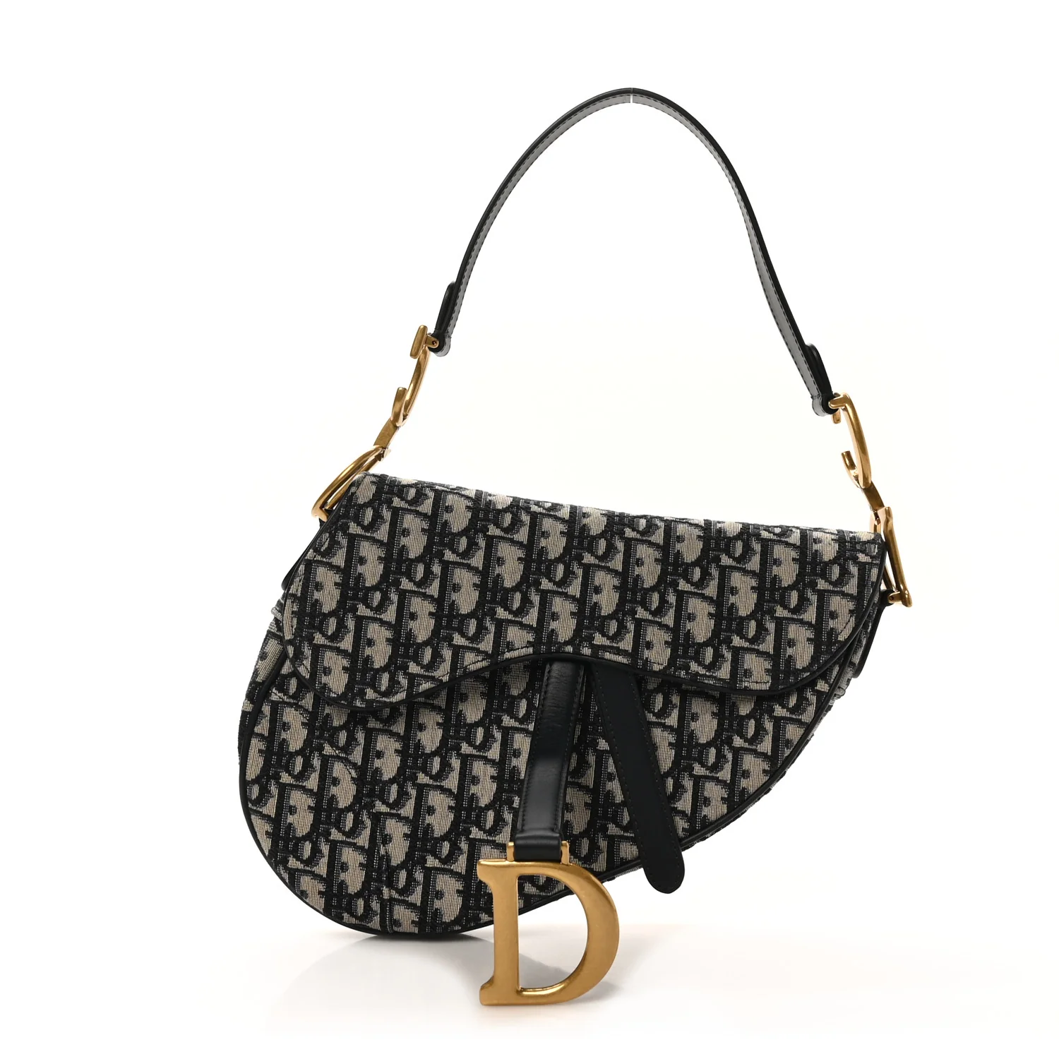 Oblique Saddle Bag Blue