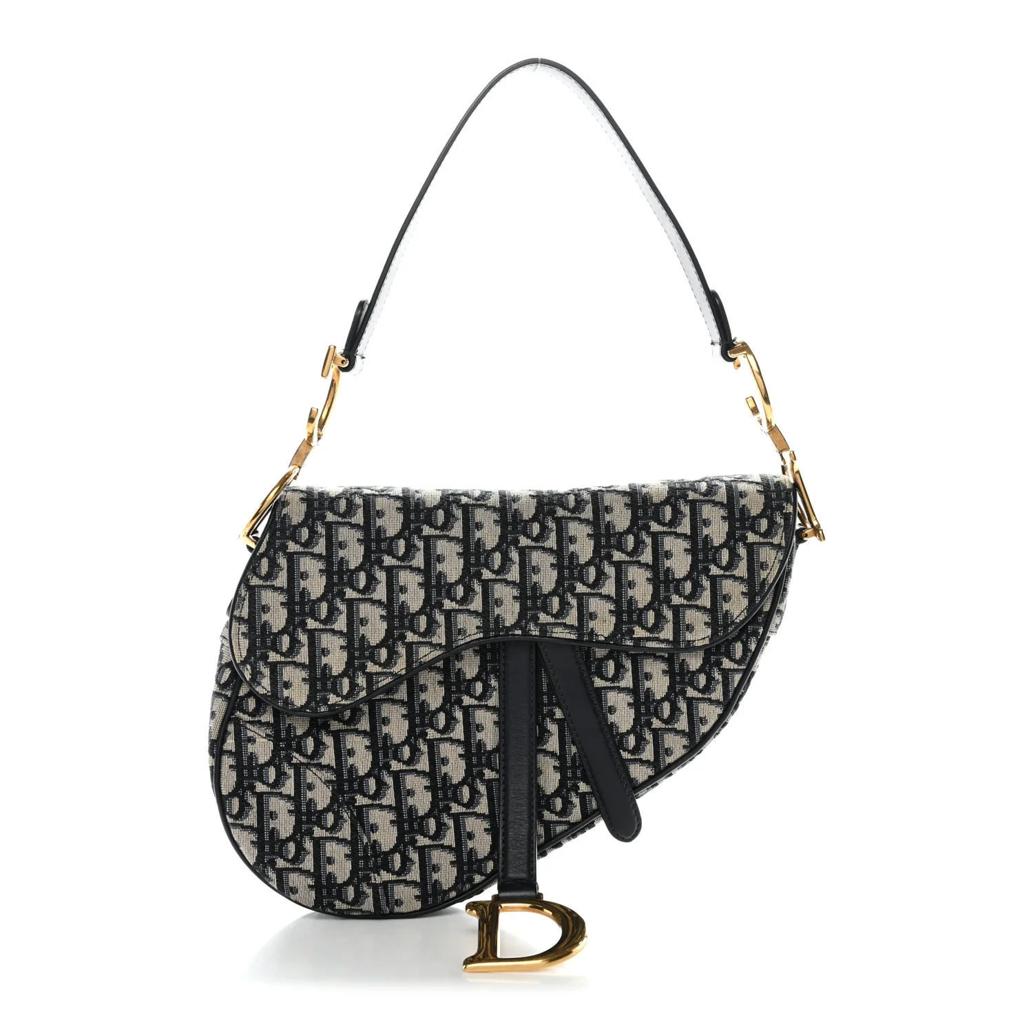 Oblique Saddle Bag Blue