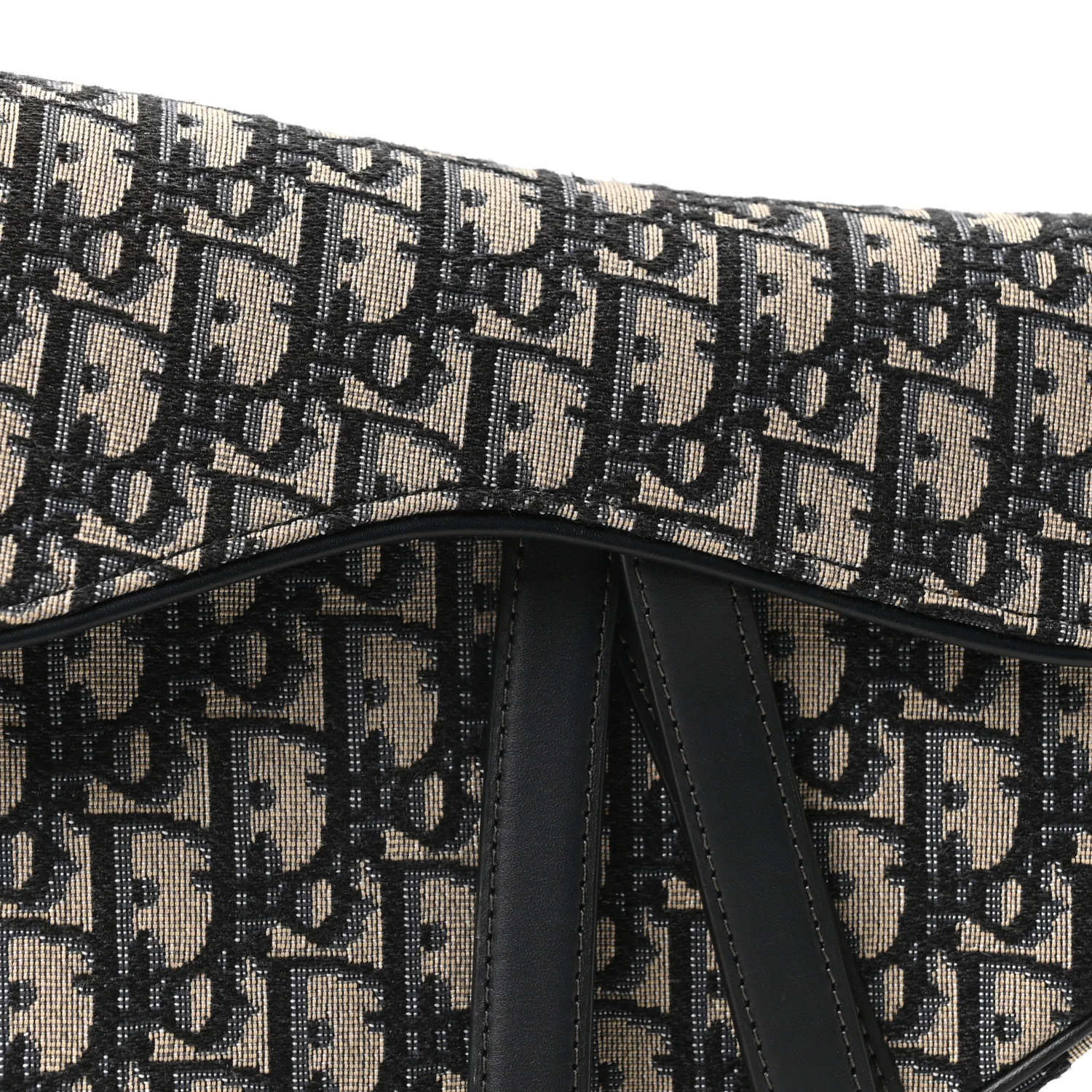 Oblique Saddle Bag Blue - Image 7