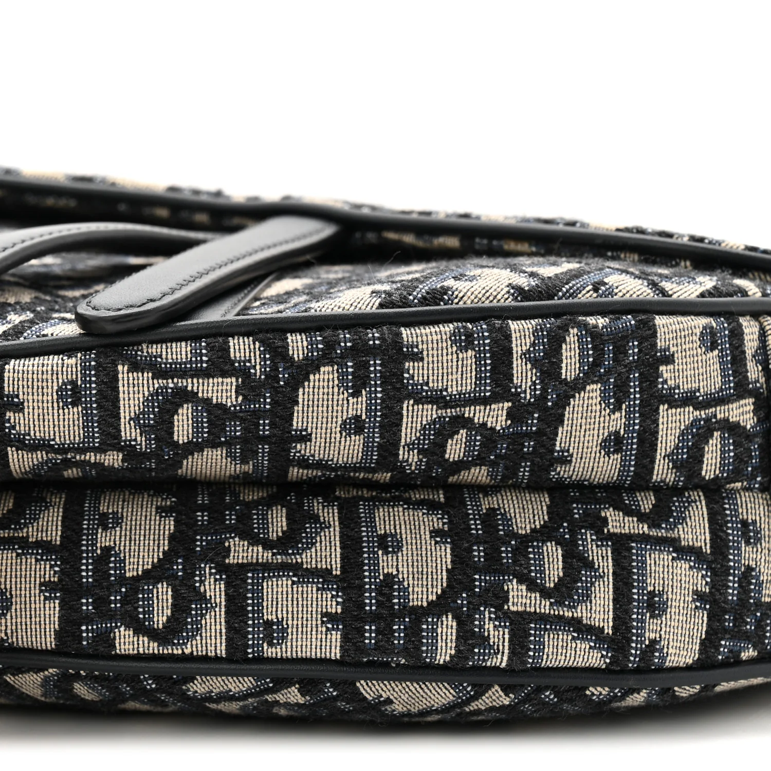 Oblique Saddle Bag Blue - Image 10