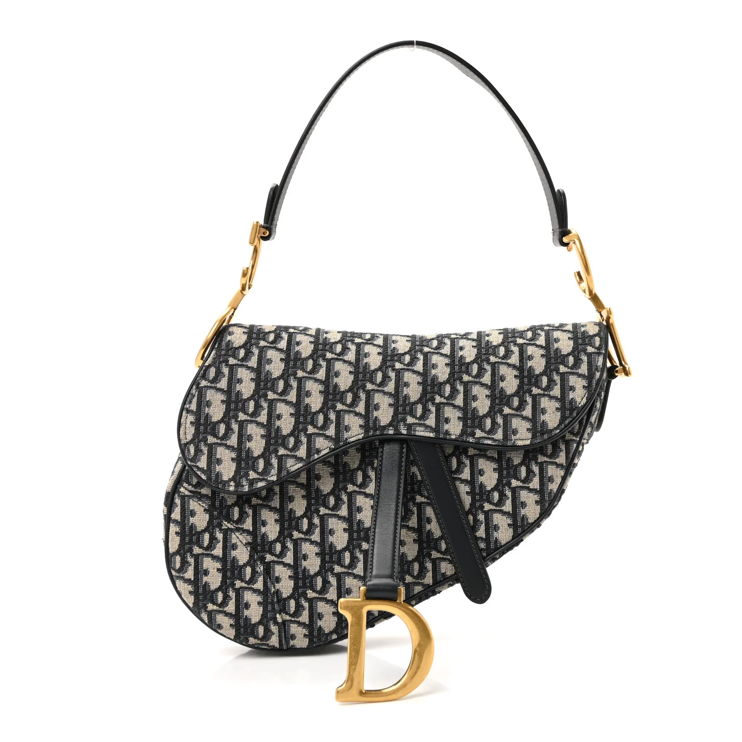 Oblique Saddle Bag Blue