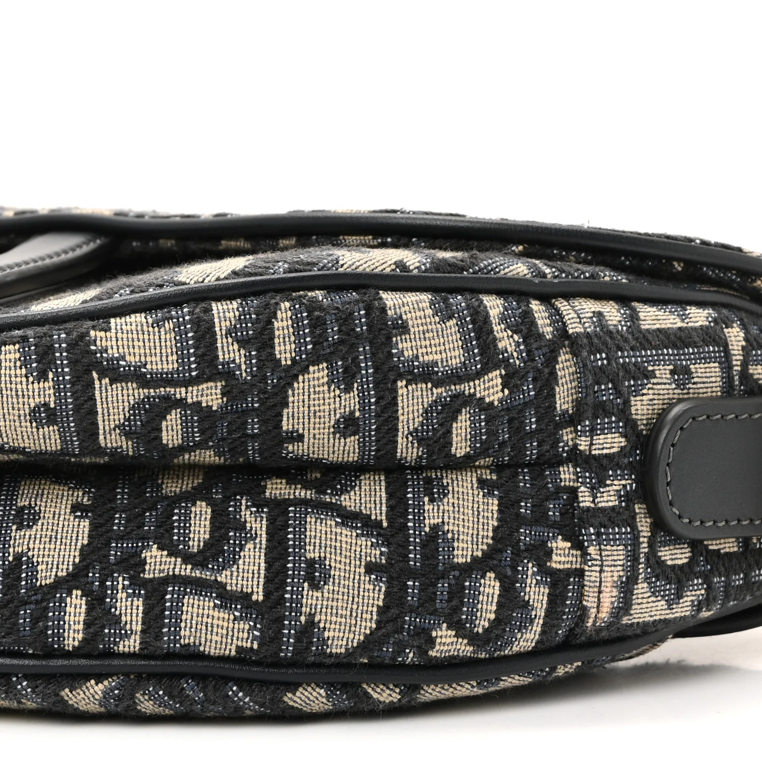 Oblique Saddle Bag Blue - Image 10
