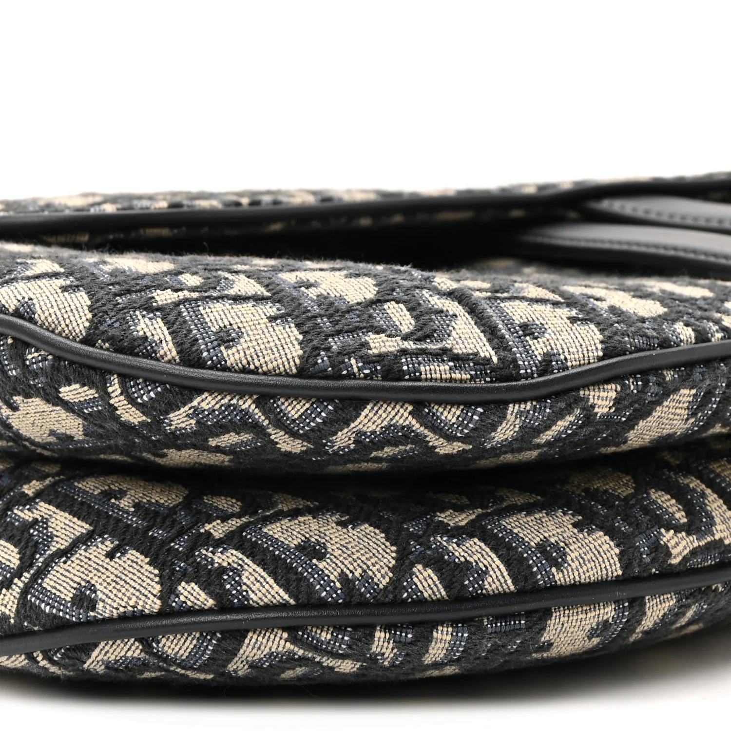 Oblique Saddle Bag Blue - Image 9
