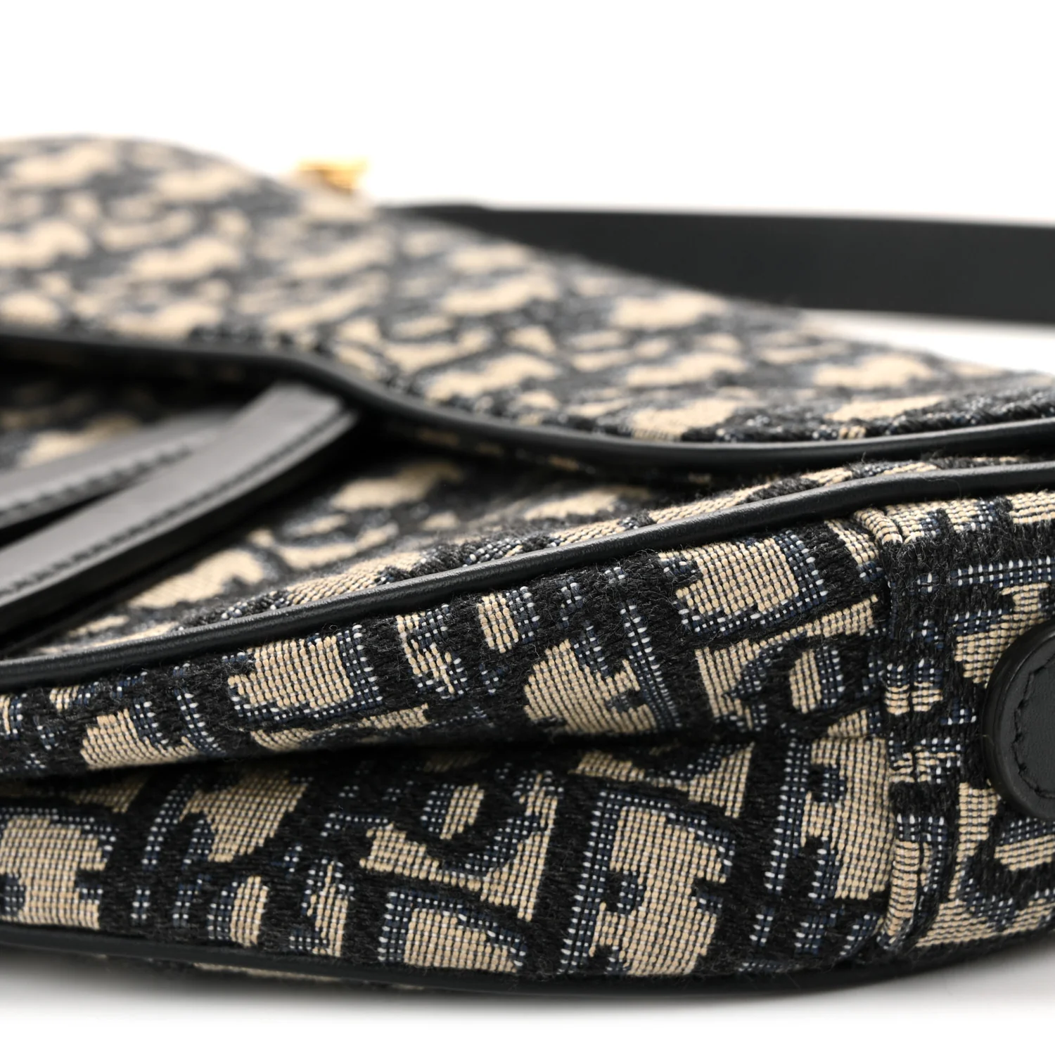 Oblique Saddle Bag Blue - Image 10