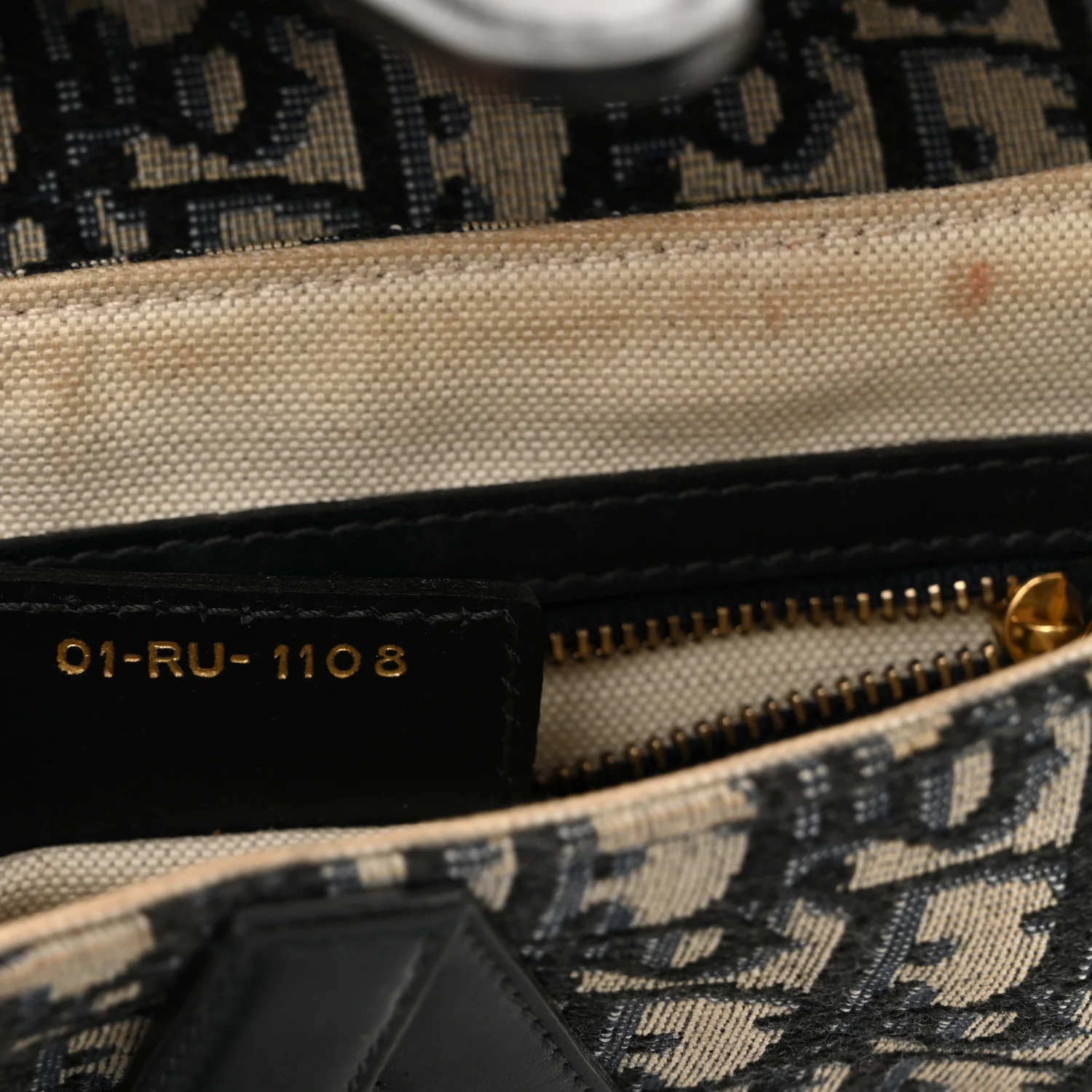 Oblique Saddle Bag Blue - Image 7