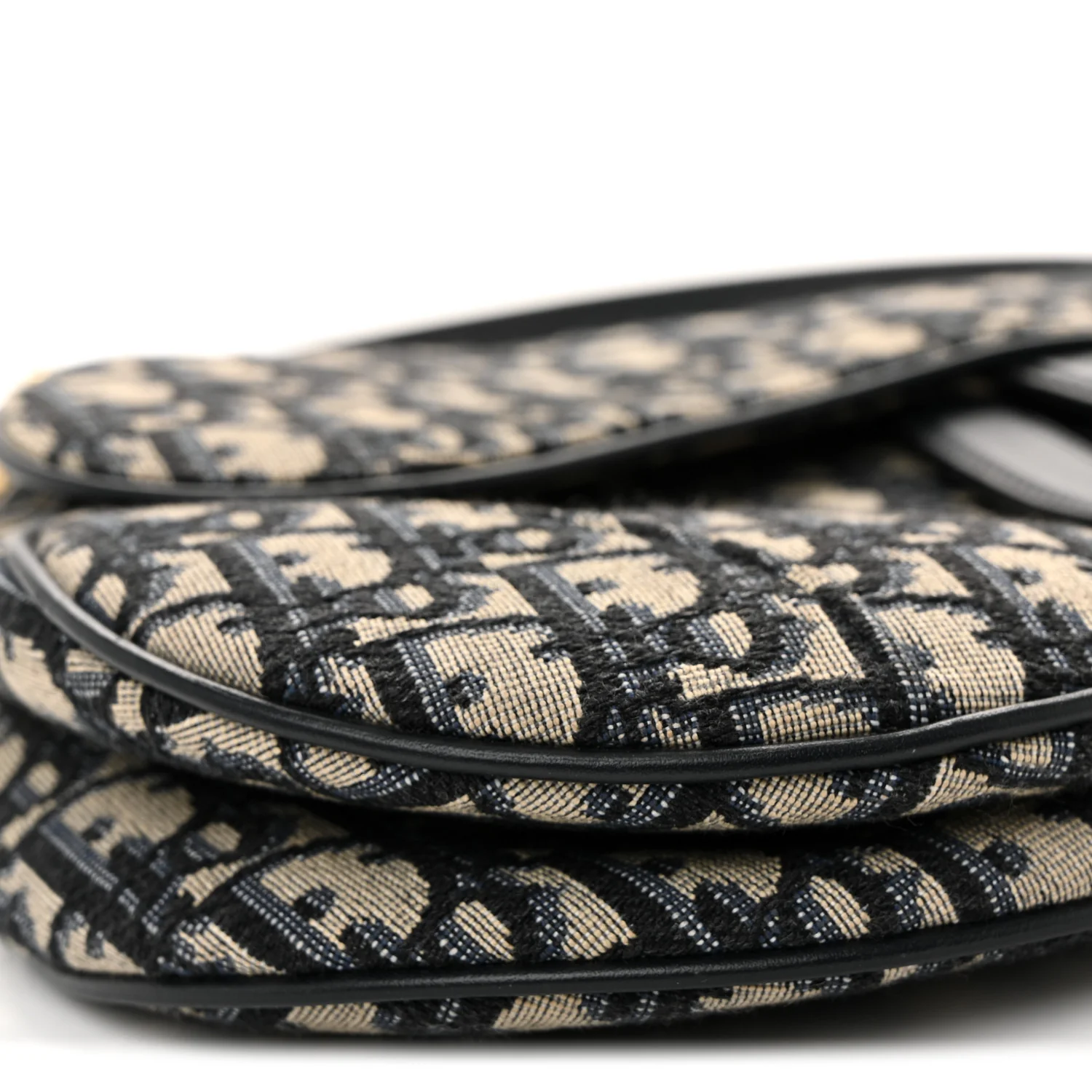 Oblique Saddle Bag Blue - Image 9