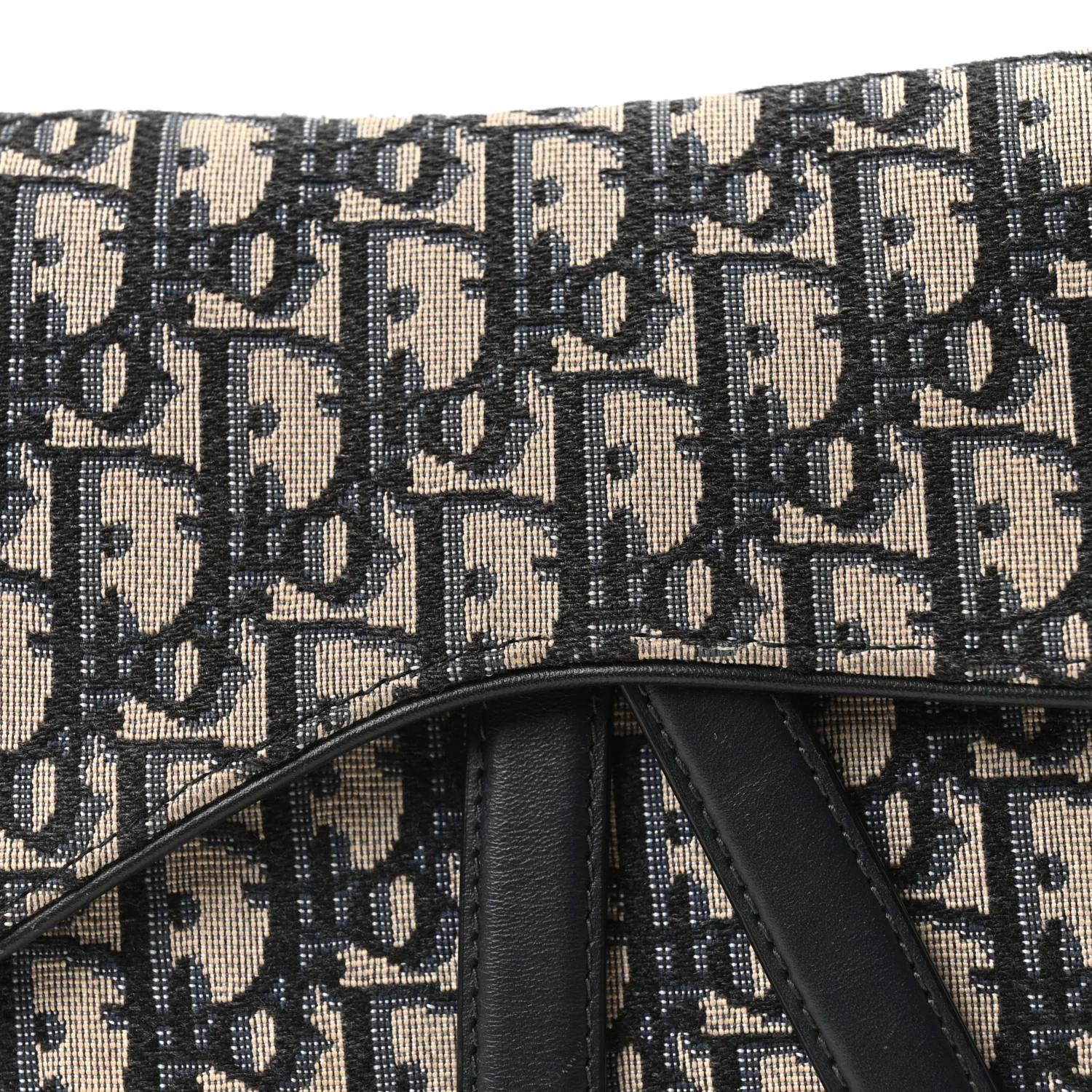 Oblique Saddle Bag Blue - Image 8