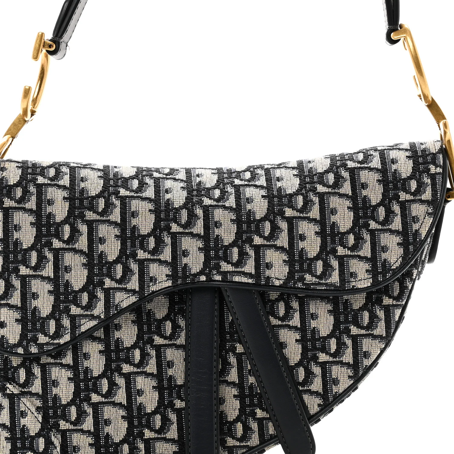 Oblique Saddle Bag Blue - Image 8