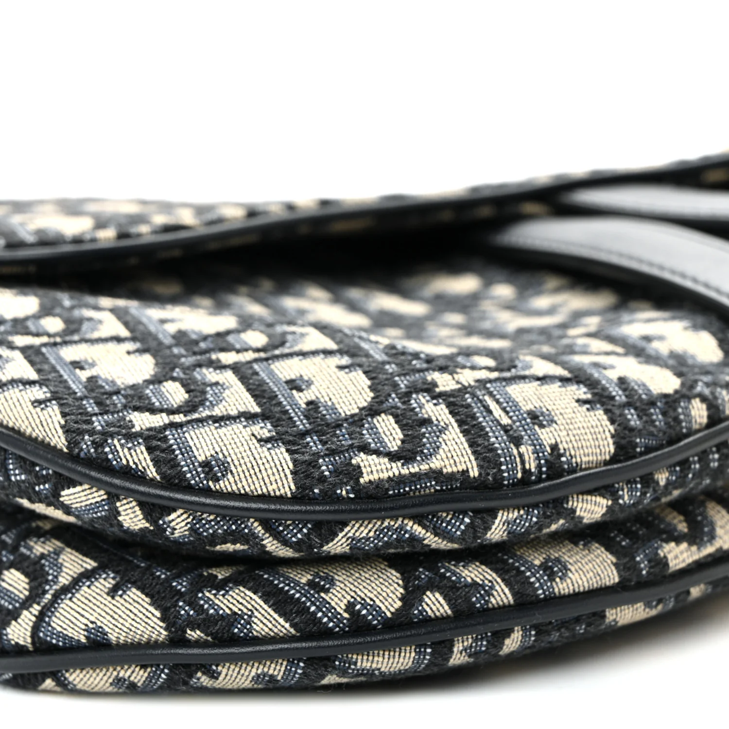 Oblique Saddle Bag Blue - Image 9