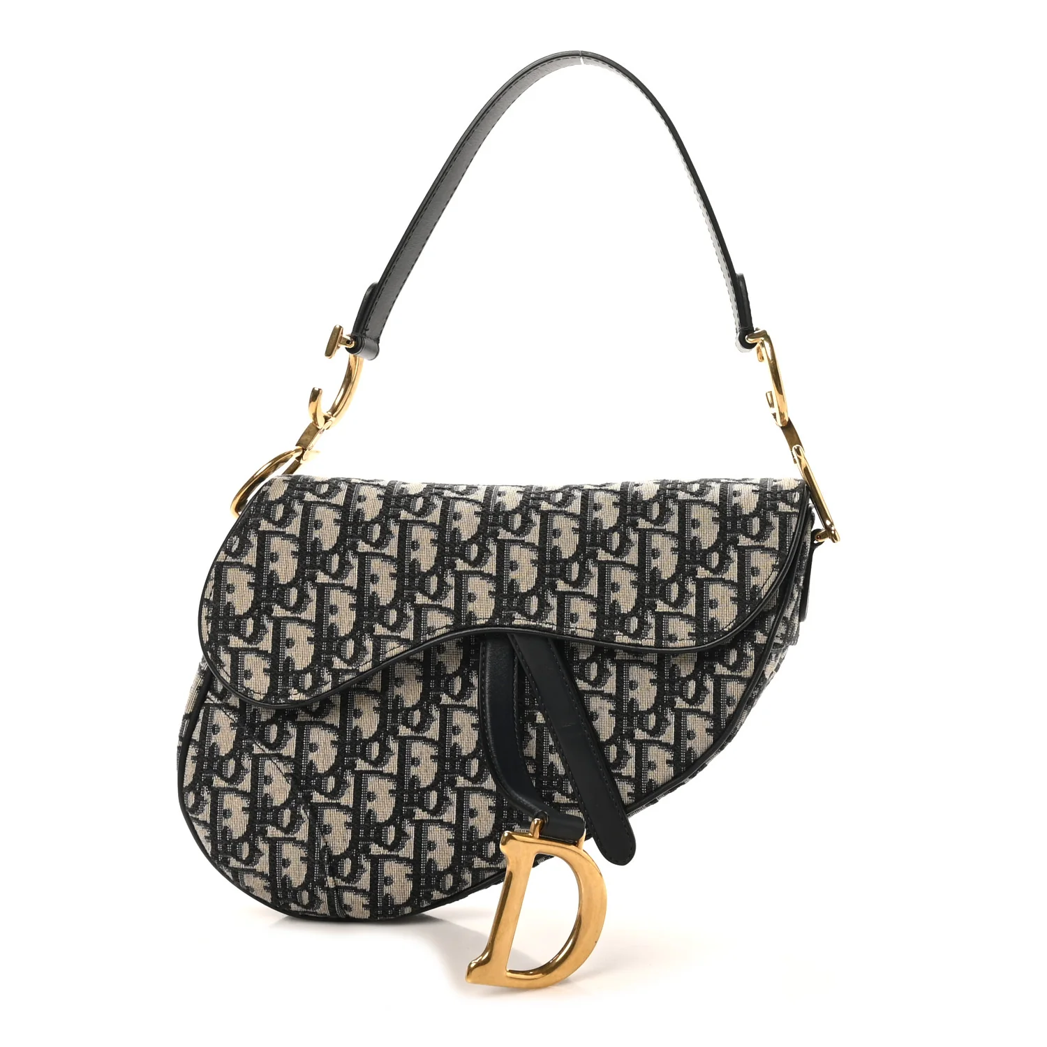 Oblique Saddle Bag Blue