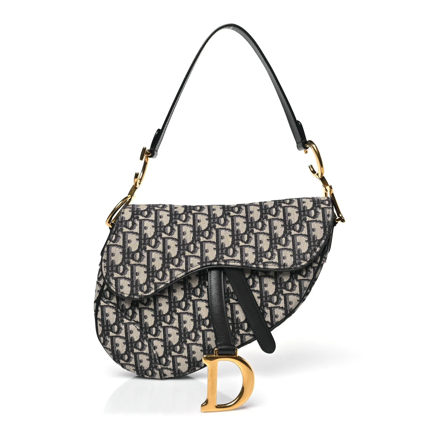 Oblique Saddle Bag Blue