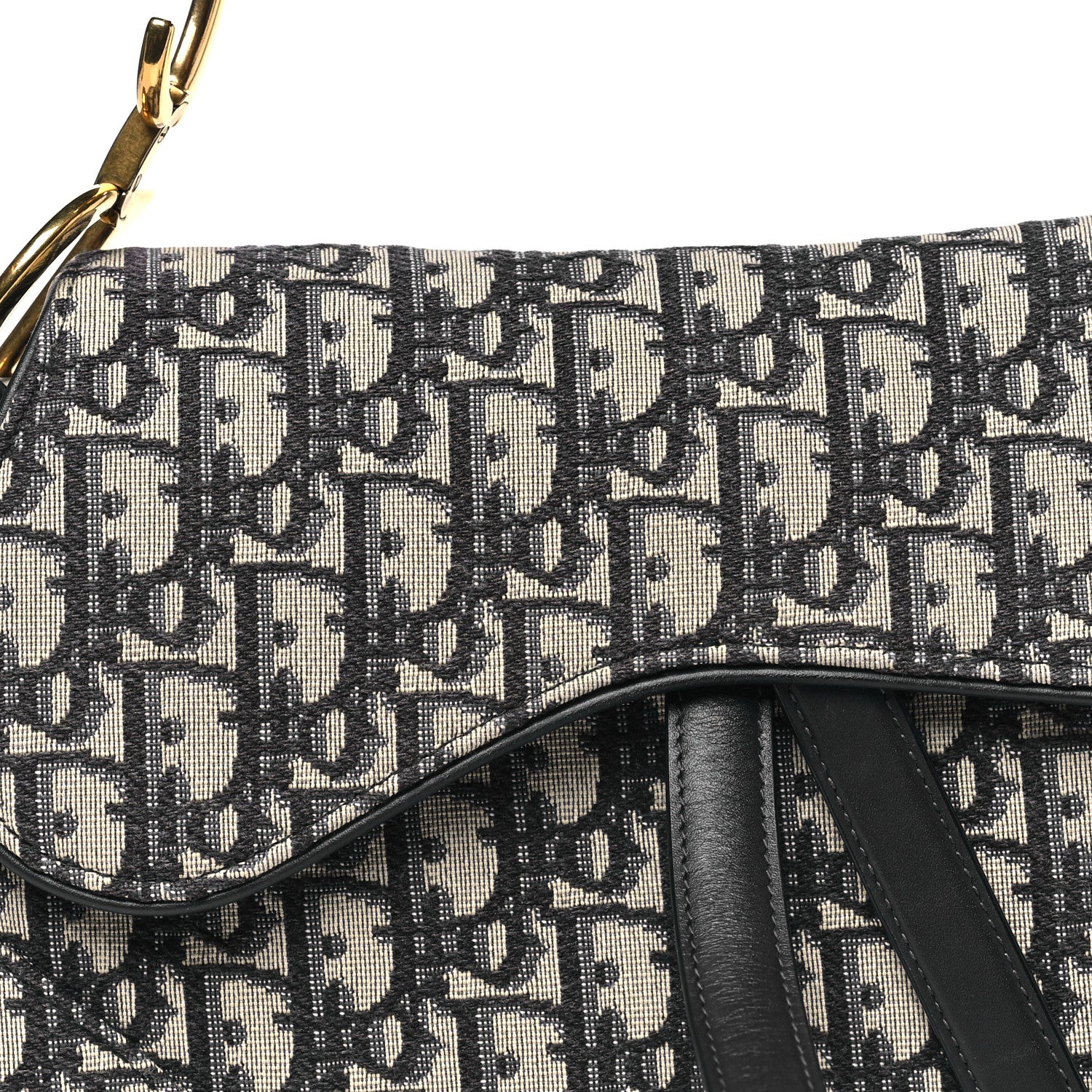 Oblique Saddle Bag Blue - Image 8