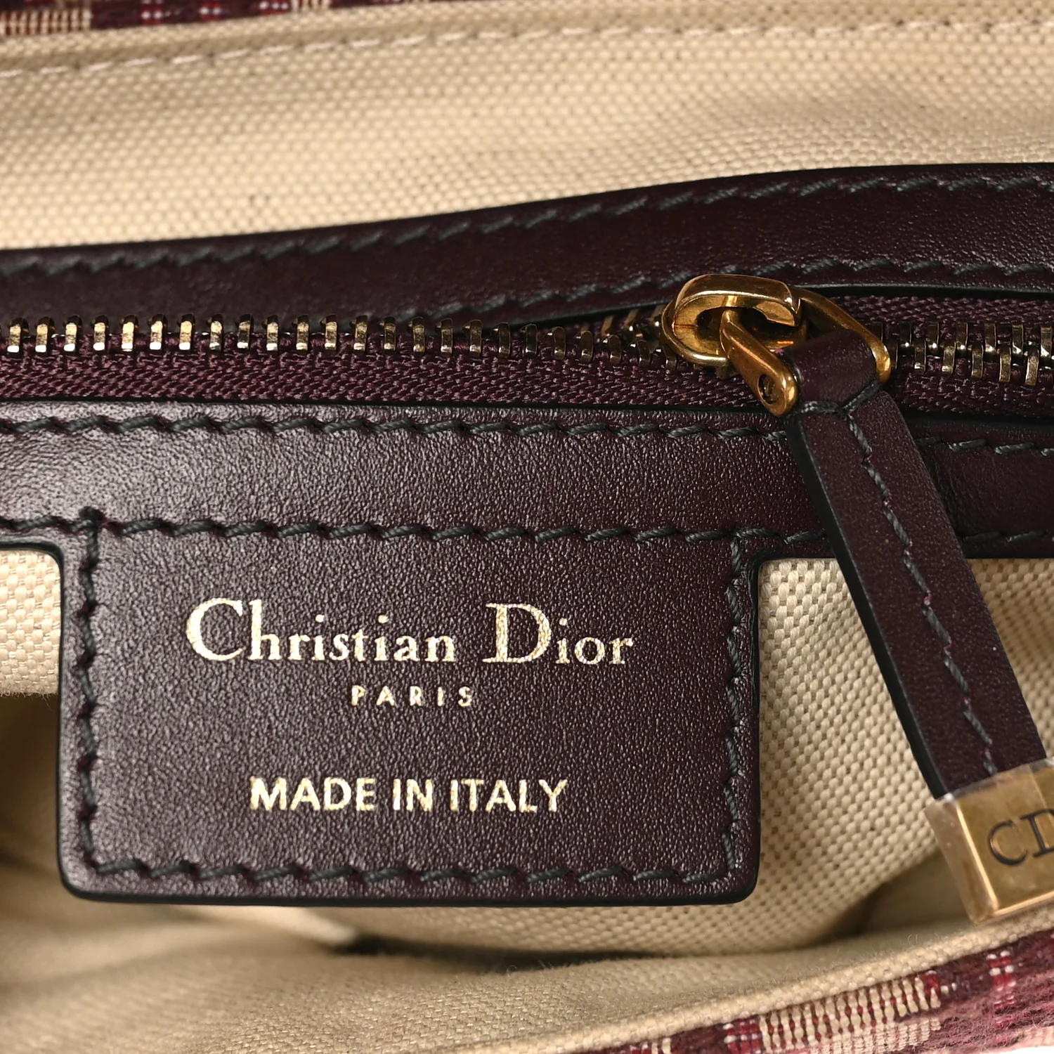 Oblique Saddle Bag Burgundy - Image 6
