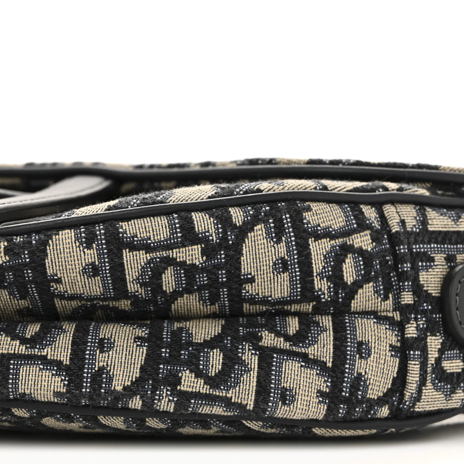 Oblique Saddle Bag With Strap Blue - Image 10