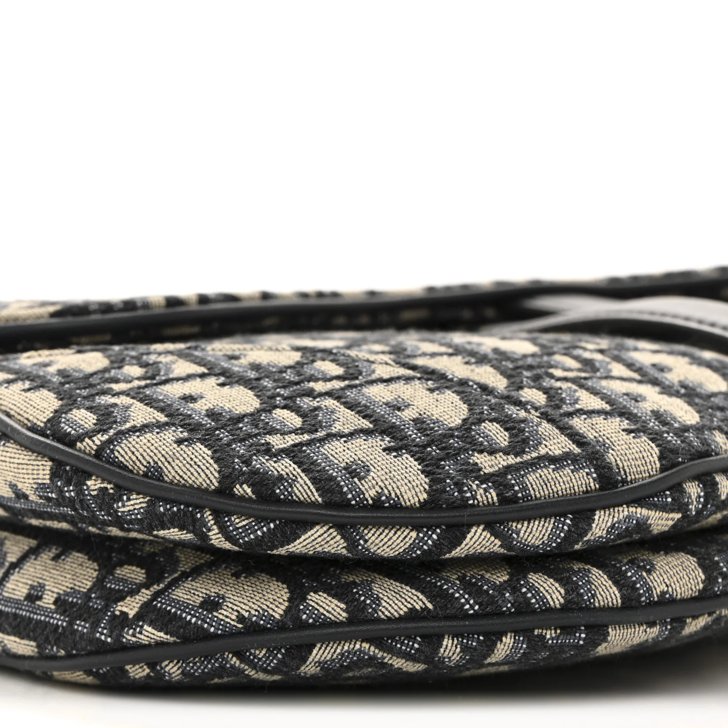 Oblique Saddle Bag With Strap Blue - Image 9