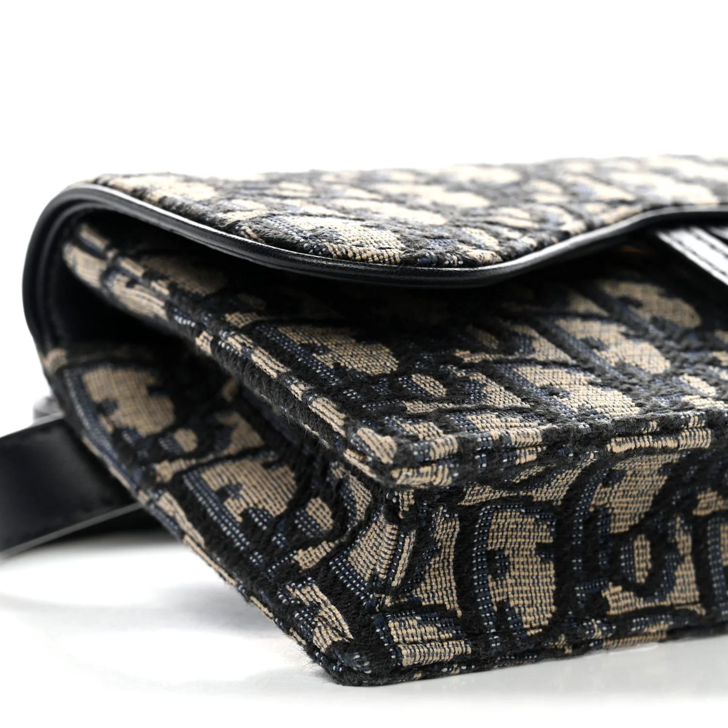 Oblique Saddle Belt Bag Blue - Image 9