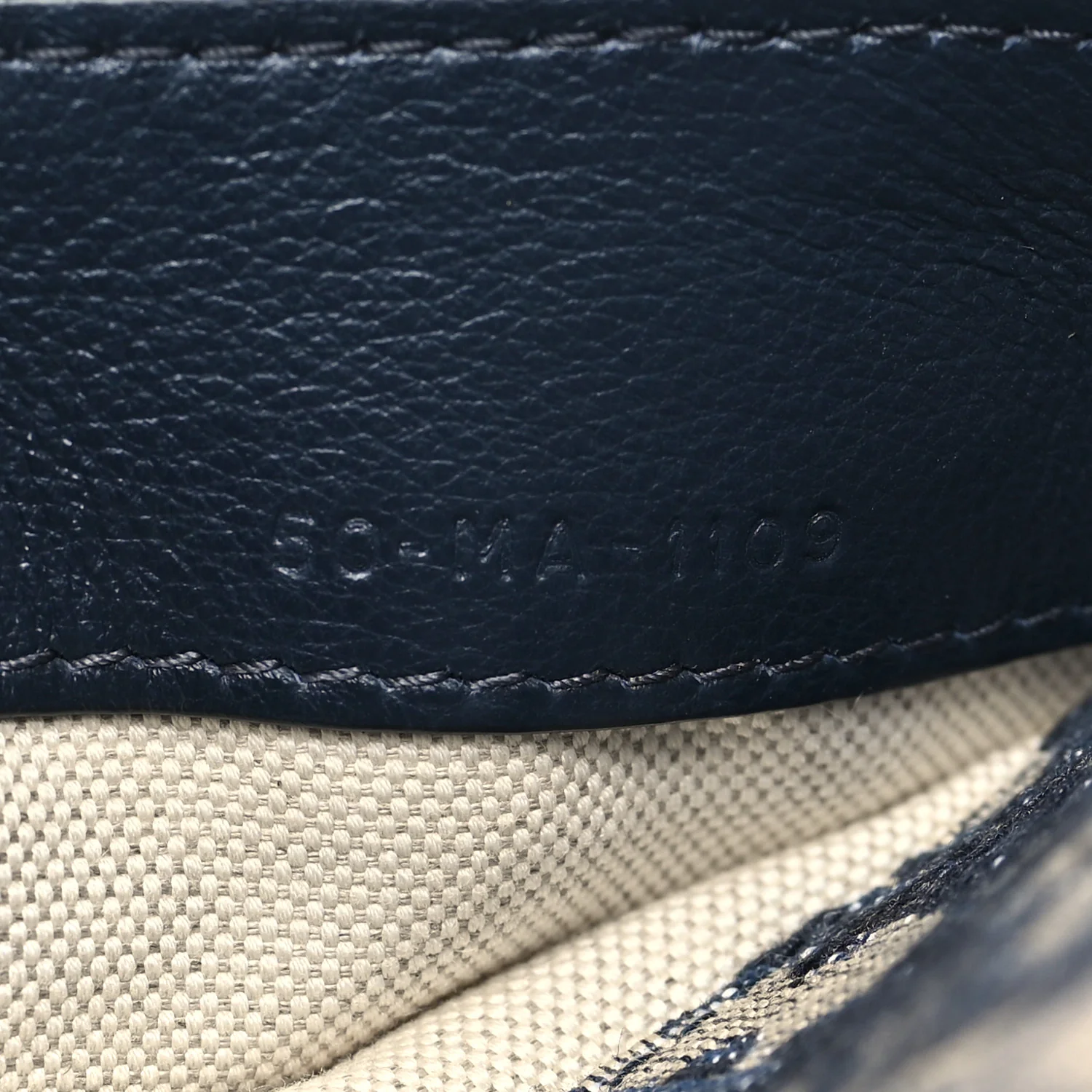 Oblique Saddle Belt Pouch Blue - Image 7