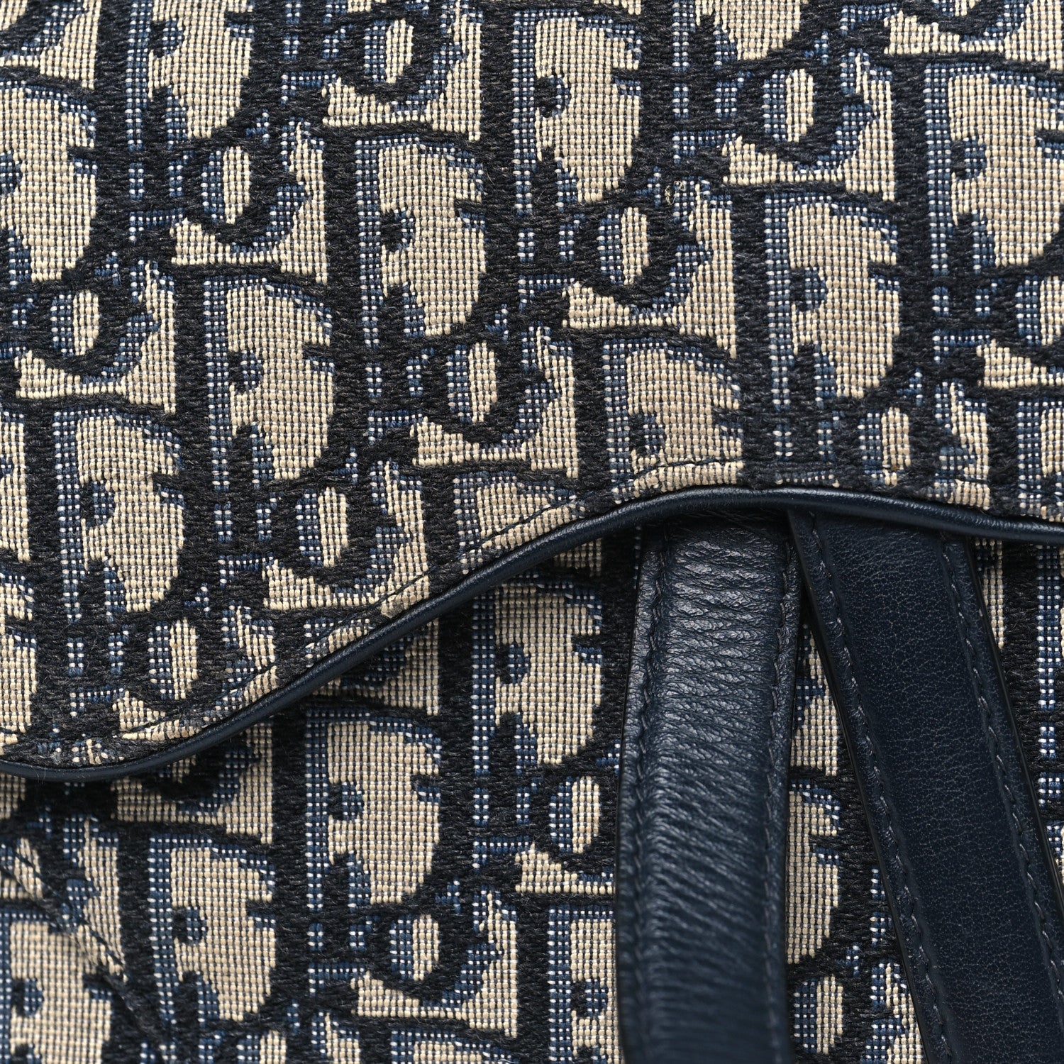 Oblique Saddle Belt Pouch Blue - Image 8