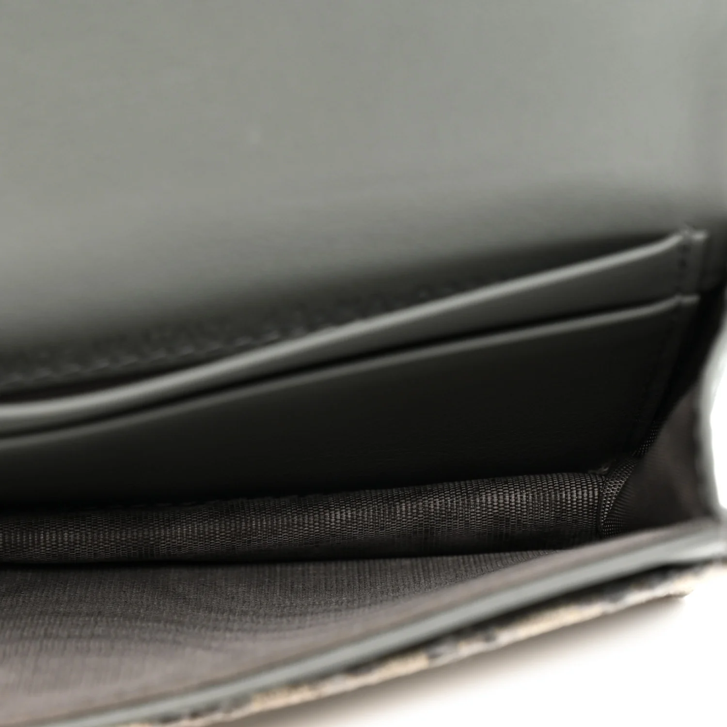 Oblique Saddle Bloom Card Holder Gray - Image 5