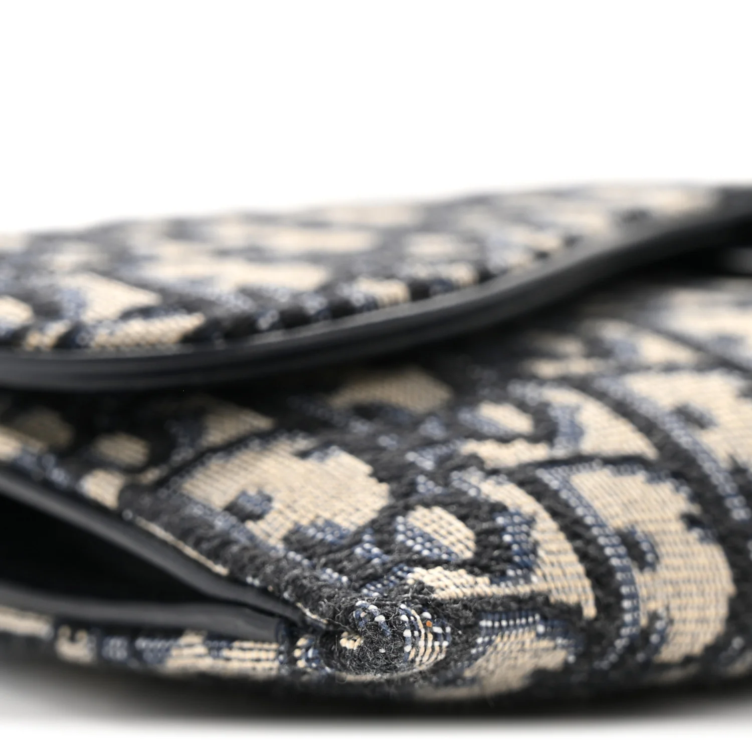 Oblique Saddle Chain Long Wallet Blue - Image 28