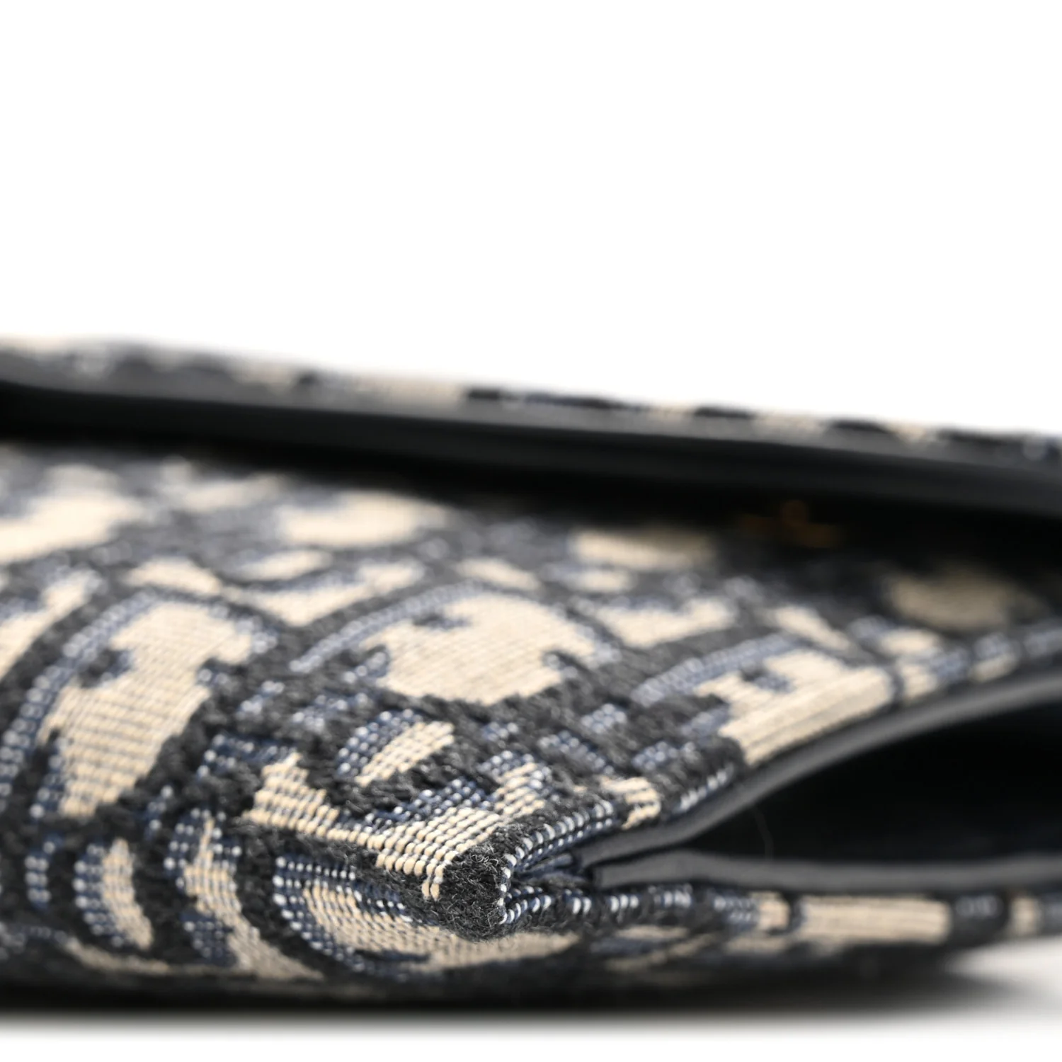 Oblique Saddle Chain Long Wallet Blue - Image 30
