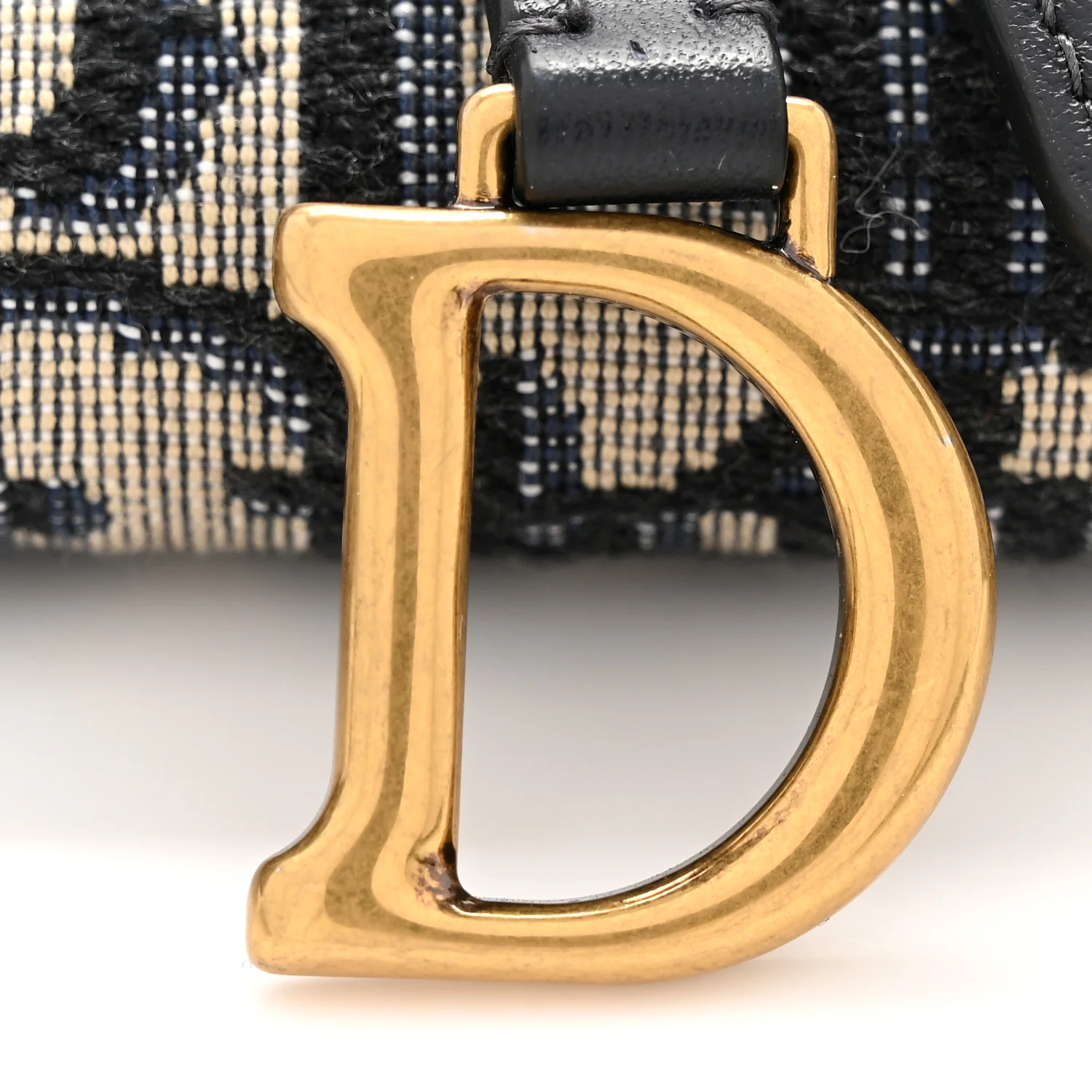 Oblique Saddle Chain Long Wallet Blue - Image 33