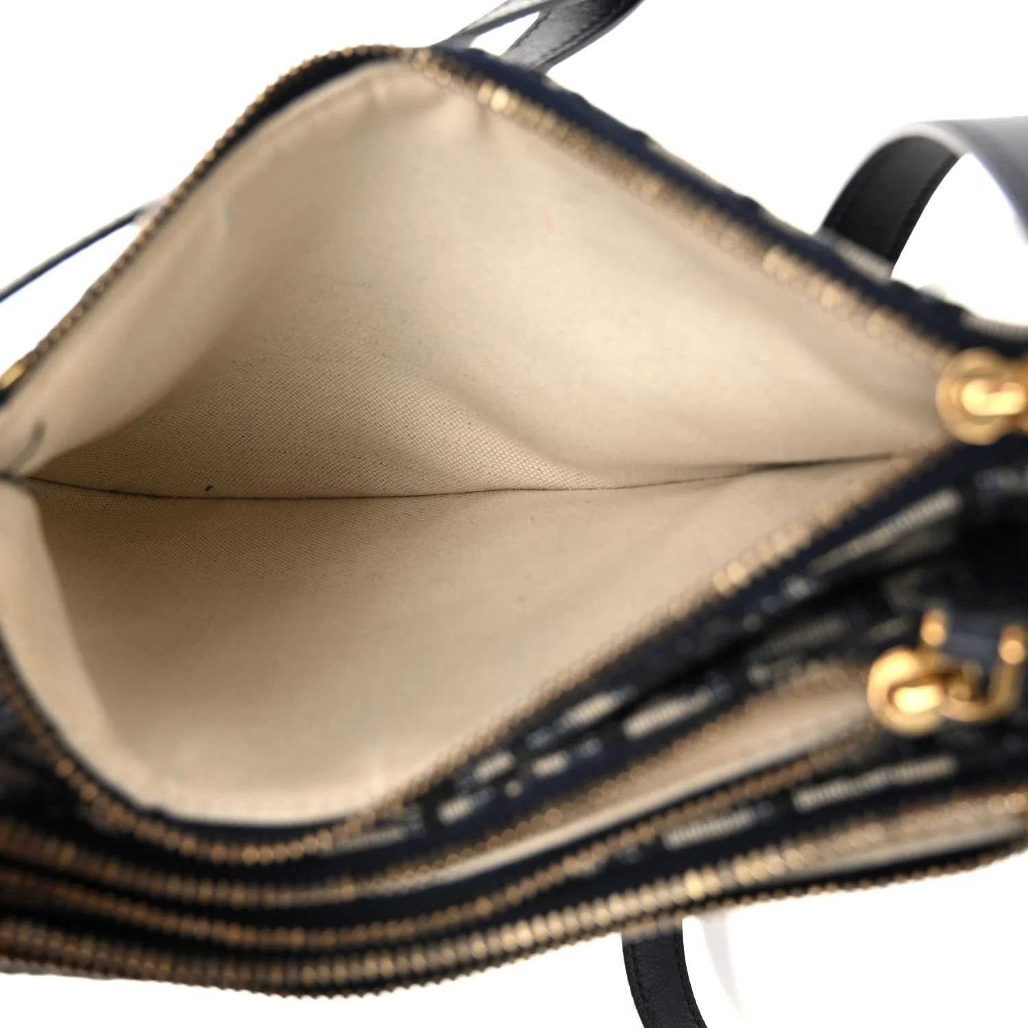 Oblique Saddle Pouch With Strap Navy Blue - Image 7