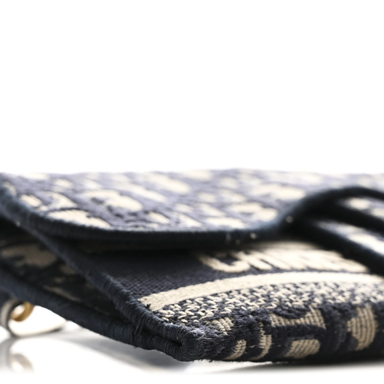 Oblique Slim Saddle Pouch Blue - Image 9