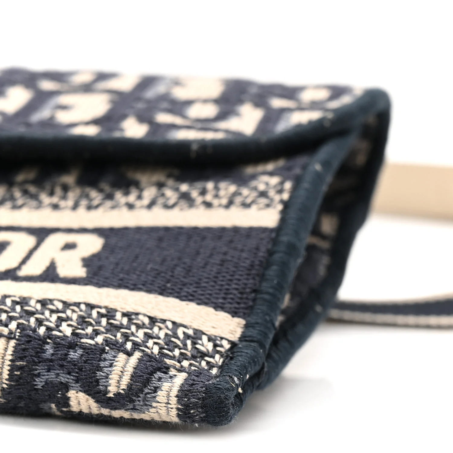 Oblique Slim Saddle Pouch Blue - Image 10