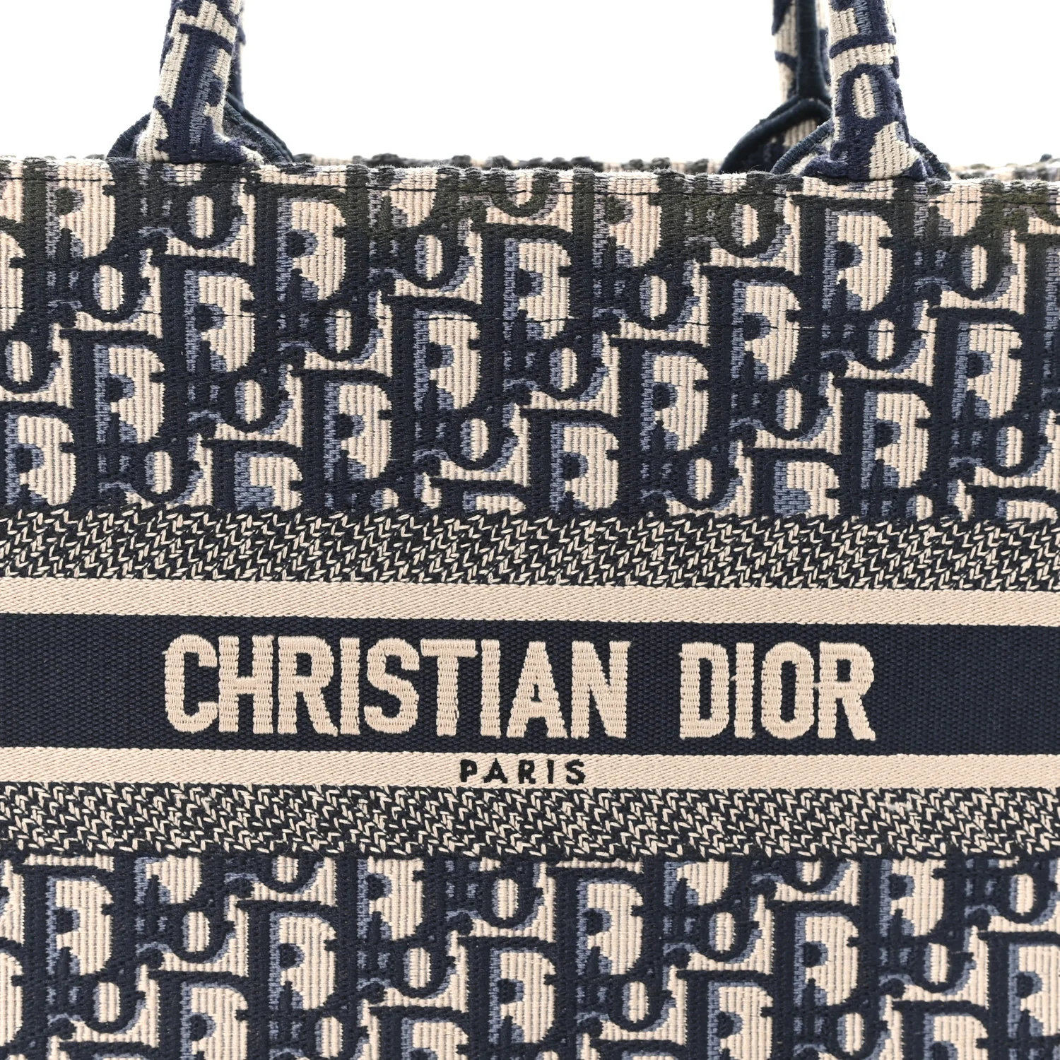 Oblique Small Book Tote Blue Multicolor - Image 8