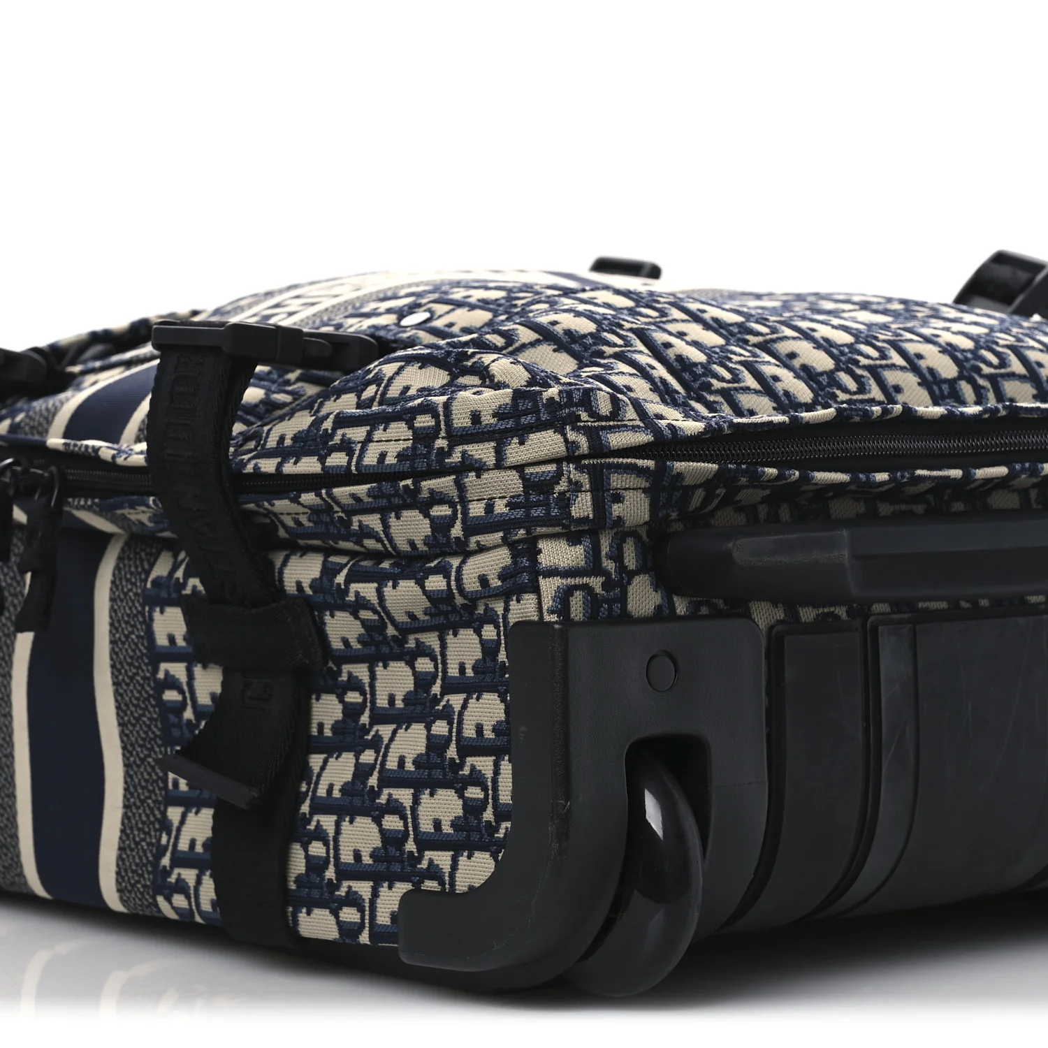Oblique Small Diortravel Suitcase Blue - Image 8