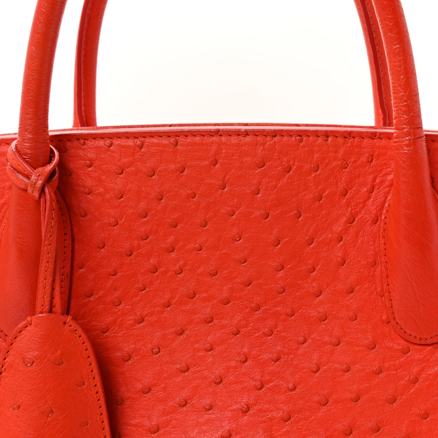 Ostrich Large Open Bar Tote Orange - Image 8