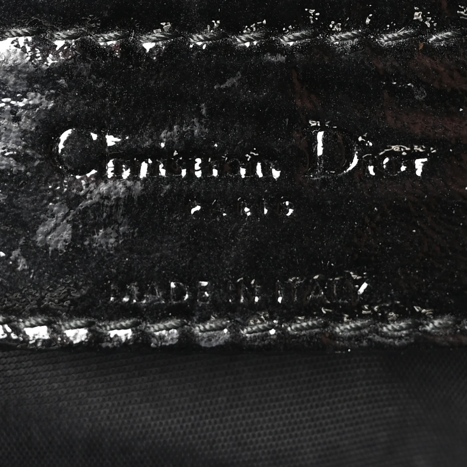 Patent Cannage Large Dior Soft Shopping Tote Black - Image 6