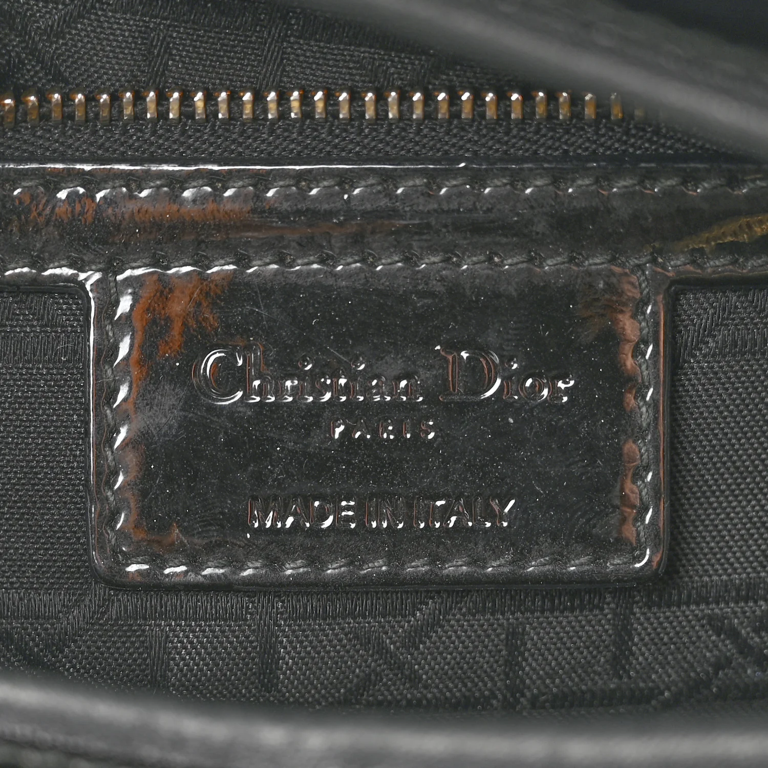 Patent Cannage Large Lady Dior Black - Image 6