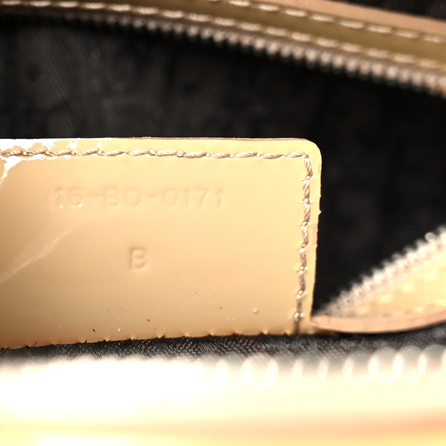 Patent Cannage Large Lady Dior Dark Beige - Image 7